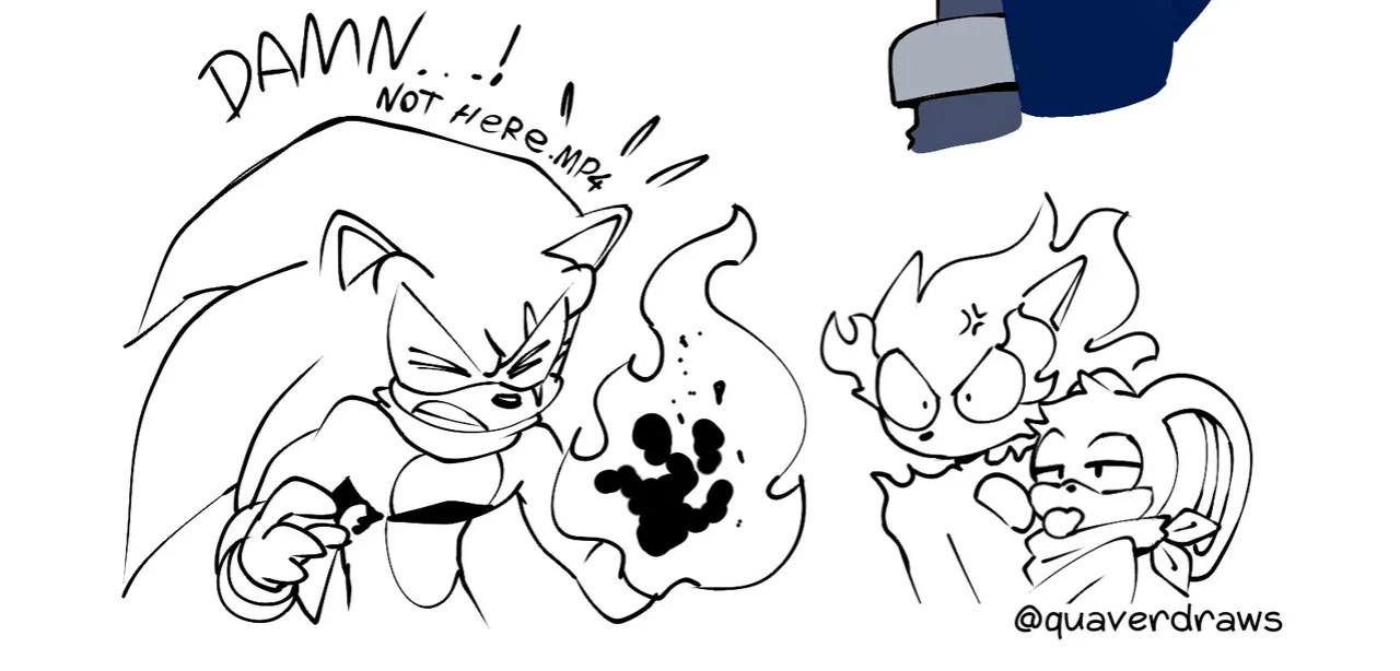 [Quaverdraws] Rush to the Dreamland (Prototype Sonic AU)