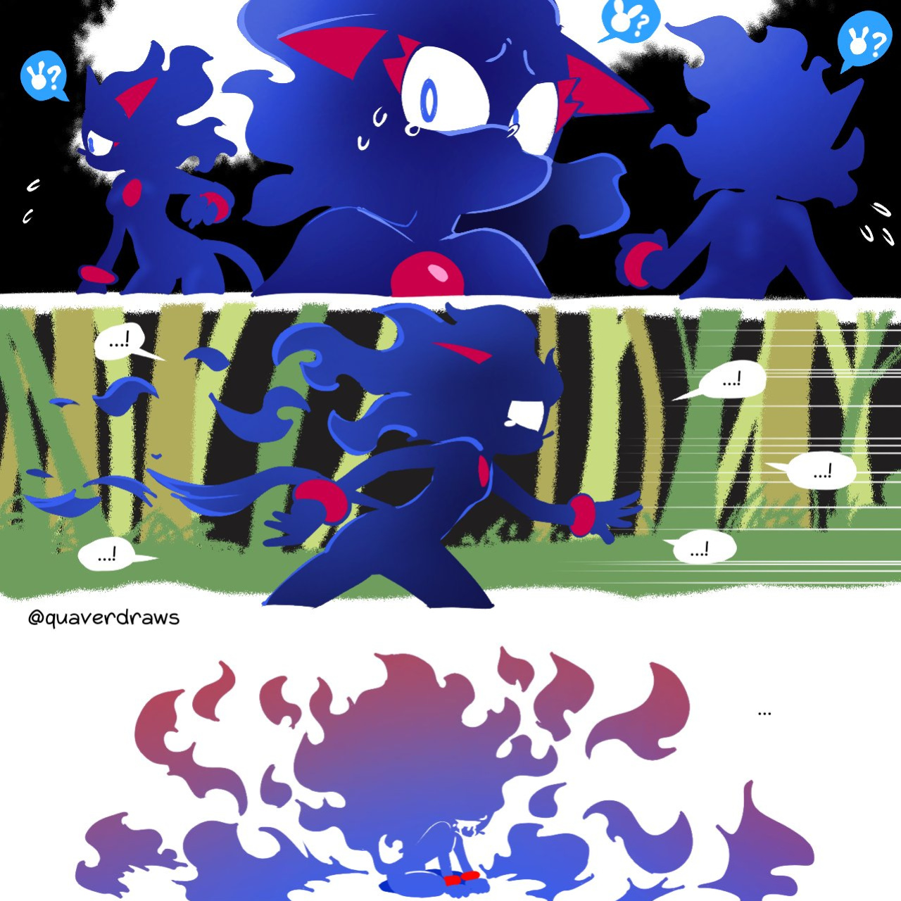 [Quaverdraws] Rush to the Dreamland (Prototype Sonic AU)