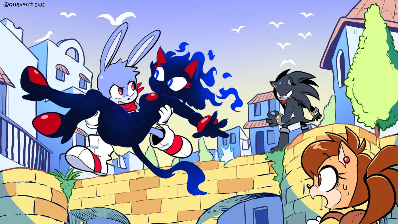 [Quaverdraws] Rush to the Dreamland (Prototype Sonic AU)