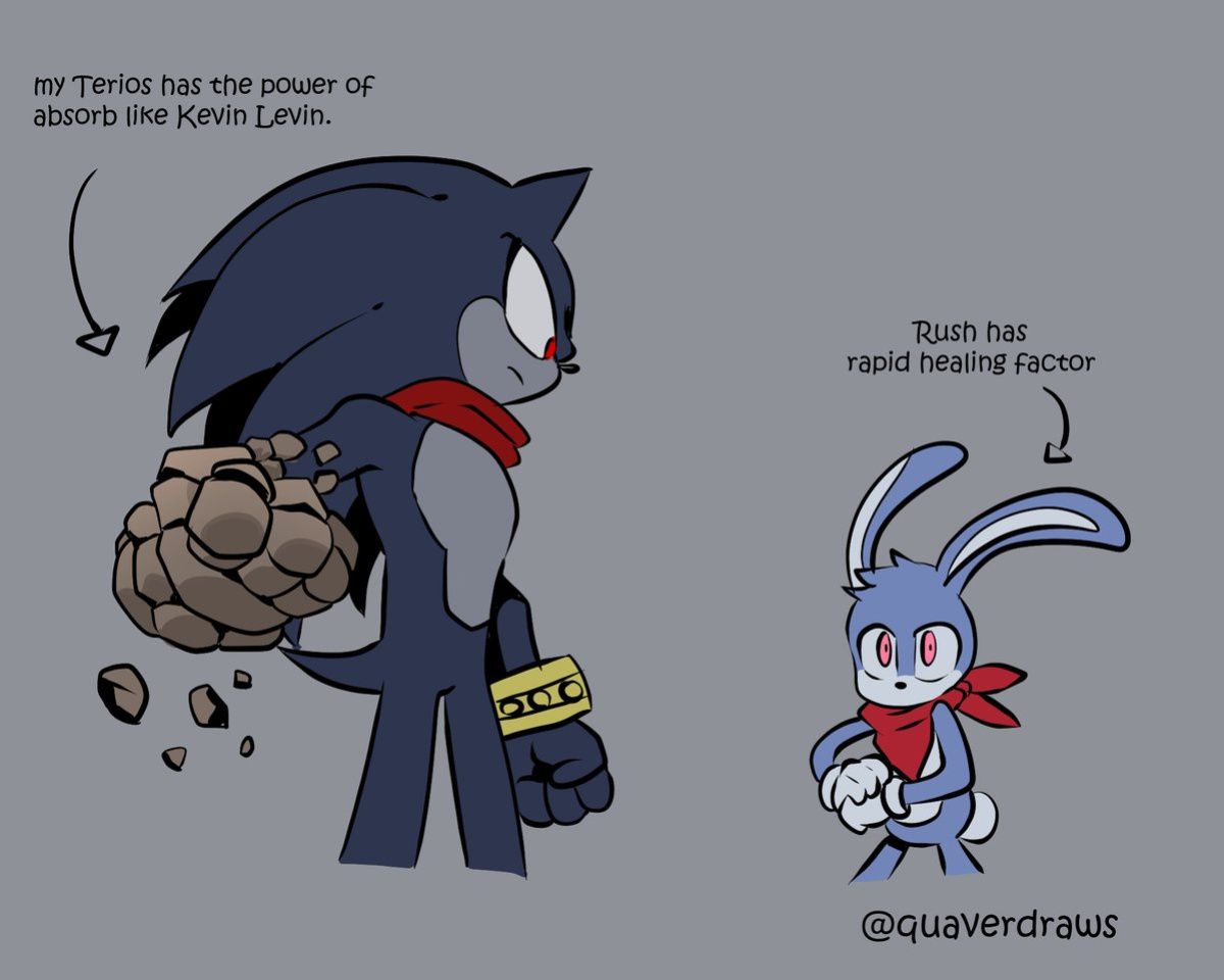 [Quaverdraws] Rush to the Dreamland (Prototype Sonic AU)