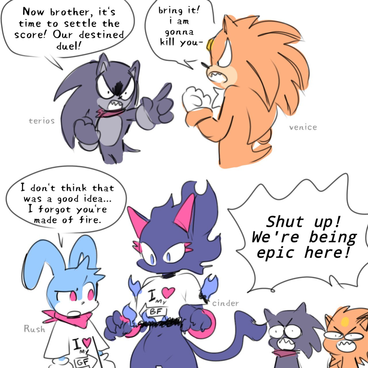 [Quaverdraws] Rush to the Dreamland (Prototype Sonic AU)