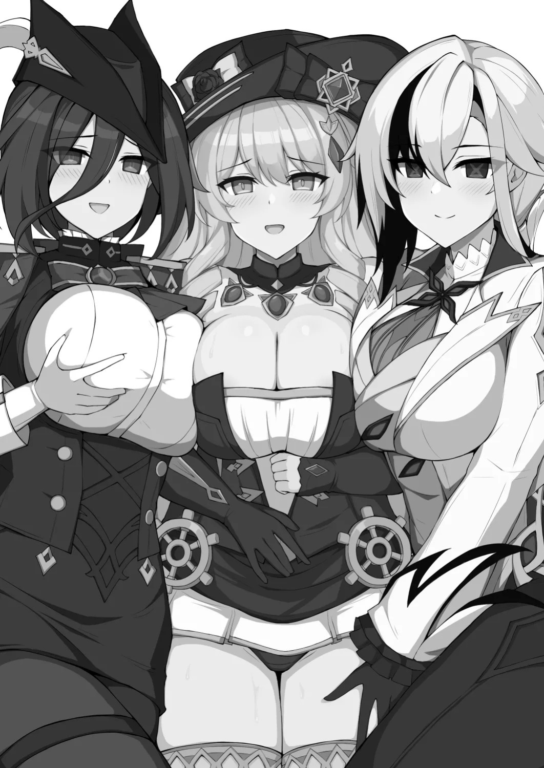 [Kyojinkou (Toyo)] OPPAI IMPACT F (Genshin Impact) [Digital] [English] {Doujins.com}