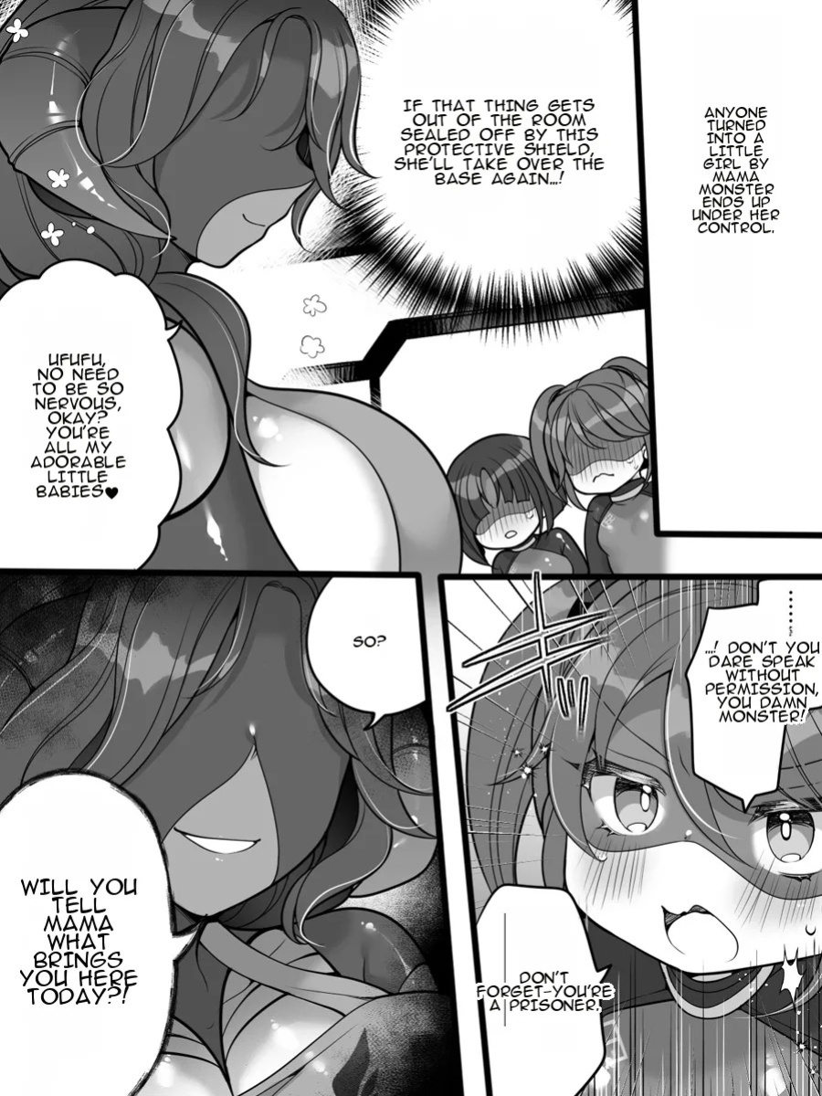 [Amuai Okashi Seisakusho (Reitou Mikan)] Moto Hero no Omorashi Sentouin wa Mama ni wa Katemasen! | A Former Hero Who Wets Herself in Battle Can't Beat Her Mom!