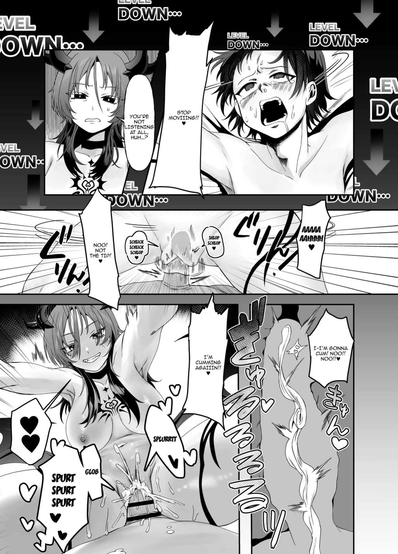 [Permission (Alisame)] Yuusha no Haikijou de Succubus ni Mujihi ni Level Drain Sareru Ohanashi | Story Where I Get My Levels Mercilessly Drained Out Of Me By a Succubus In A Hero Disposal Facility [English] {Doujins.com}