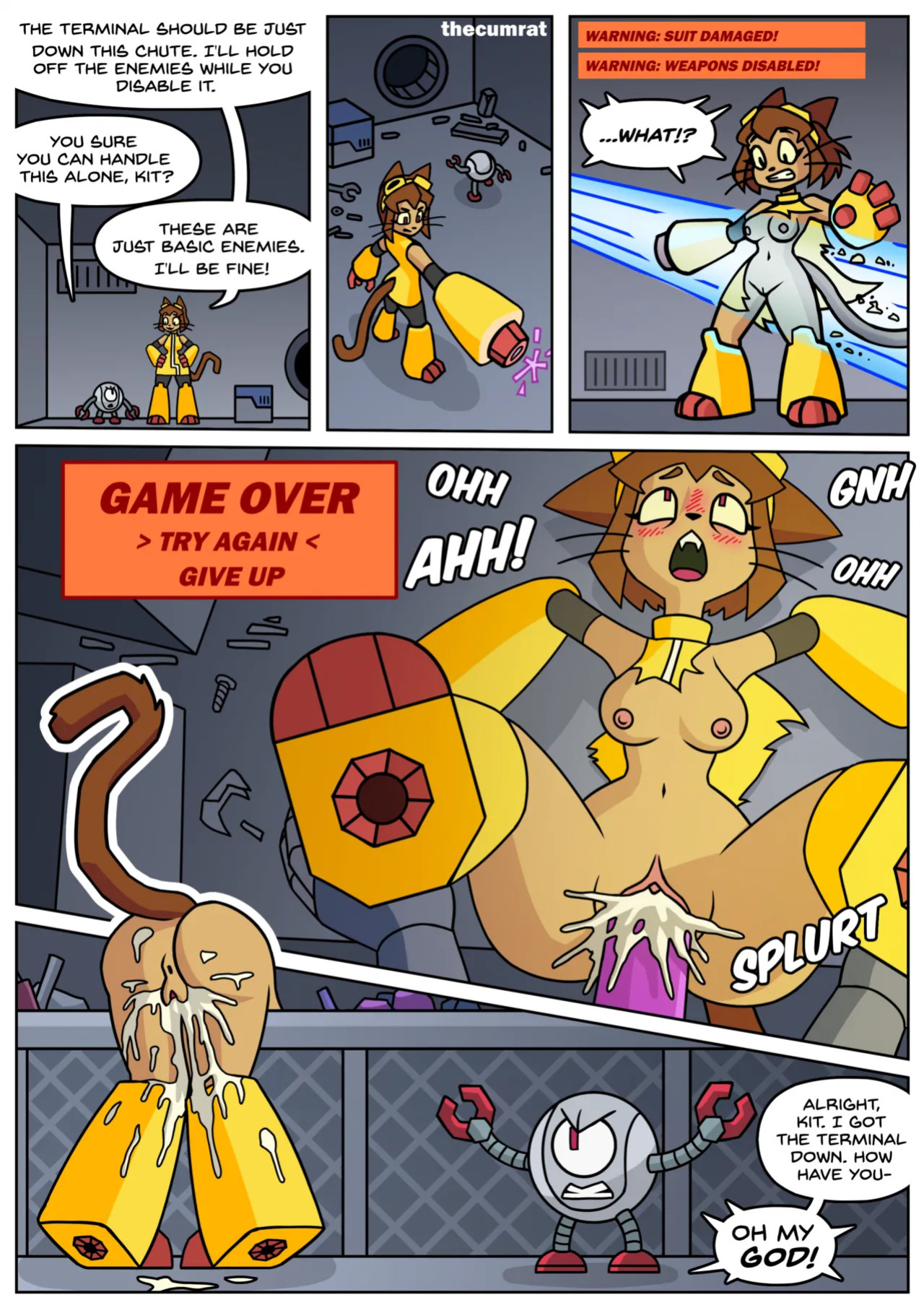 [thecumrat] Kit Comics