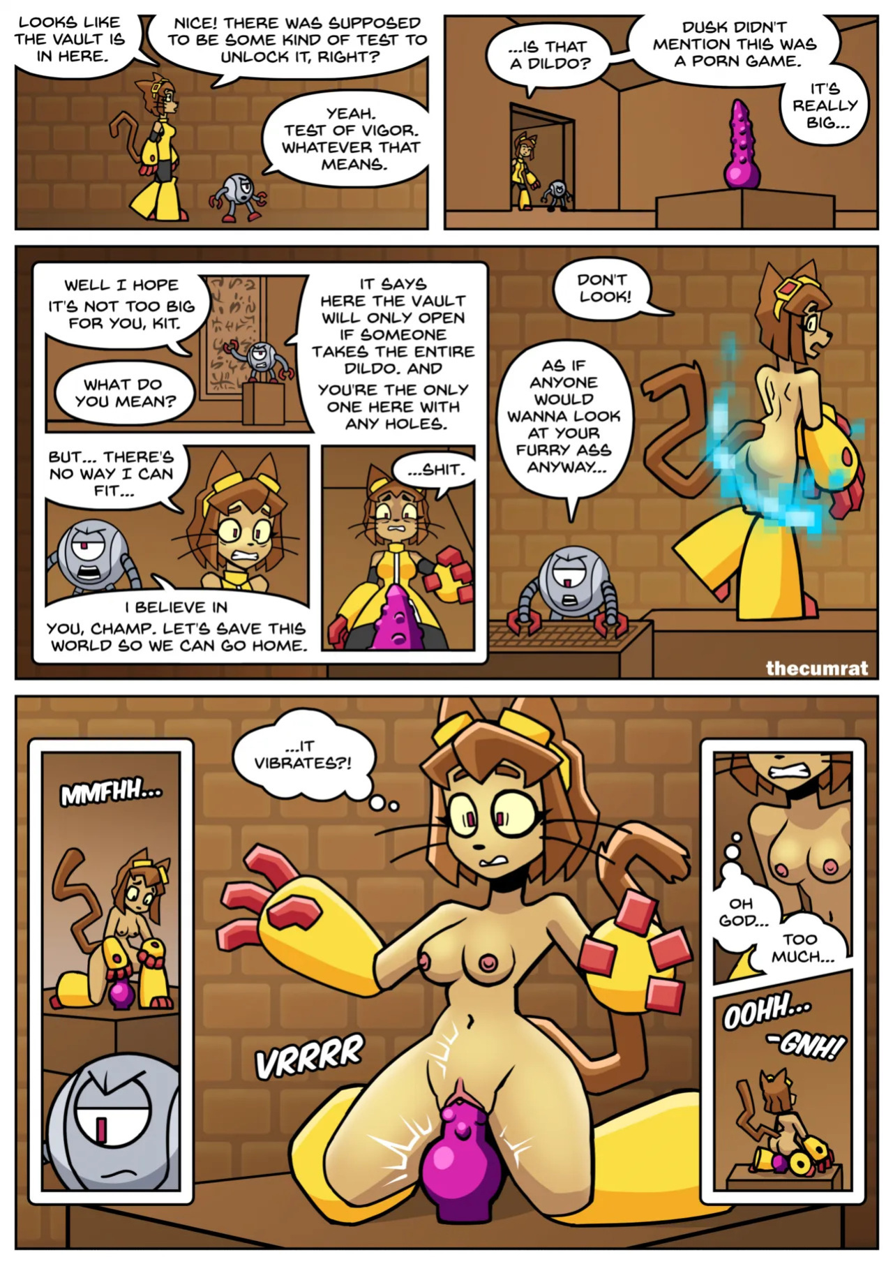 [thecumrat] Kit Comics