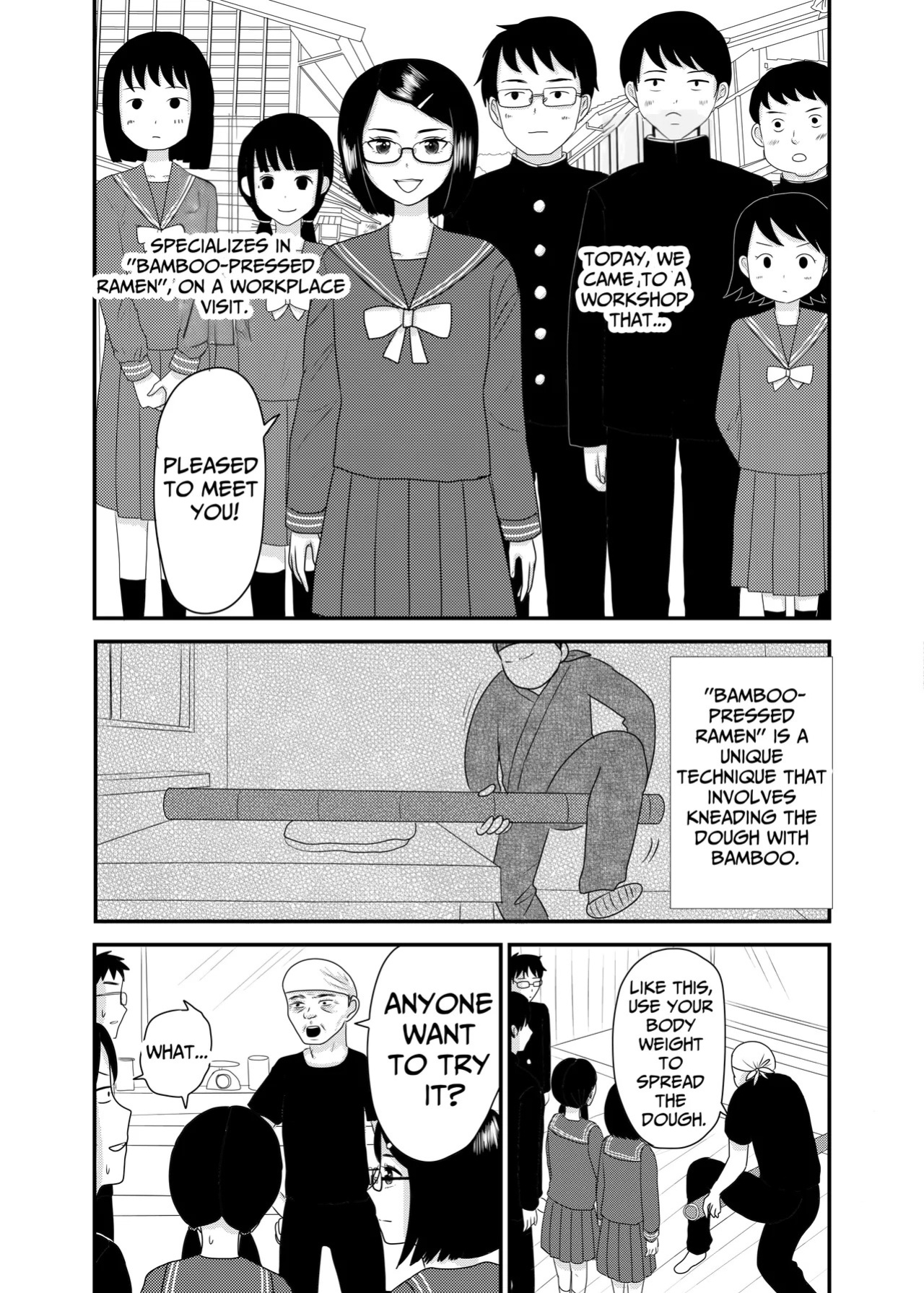 [Mizuko no Pasta (Kinoko Kurage)] Fully Naked Humiliating Bamboo Kneaded Ramen Noodles [English] [Translators Unite] [Digital]
