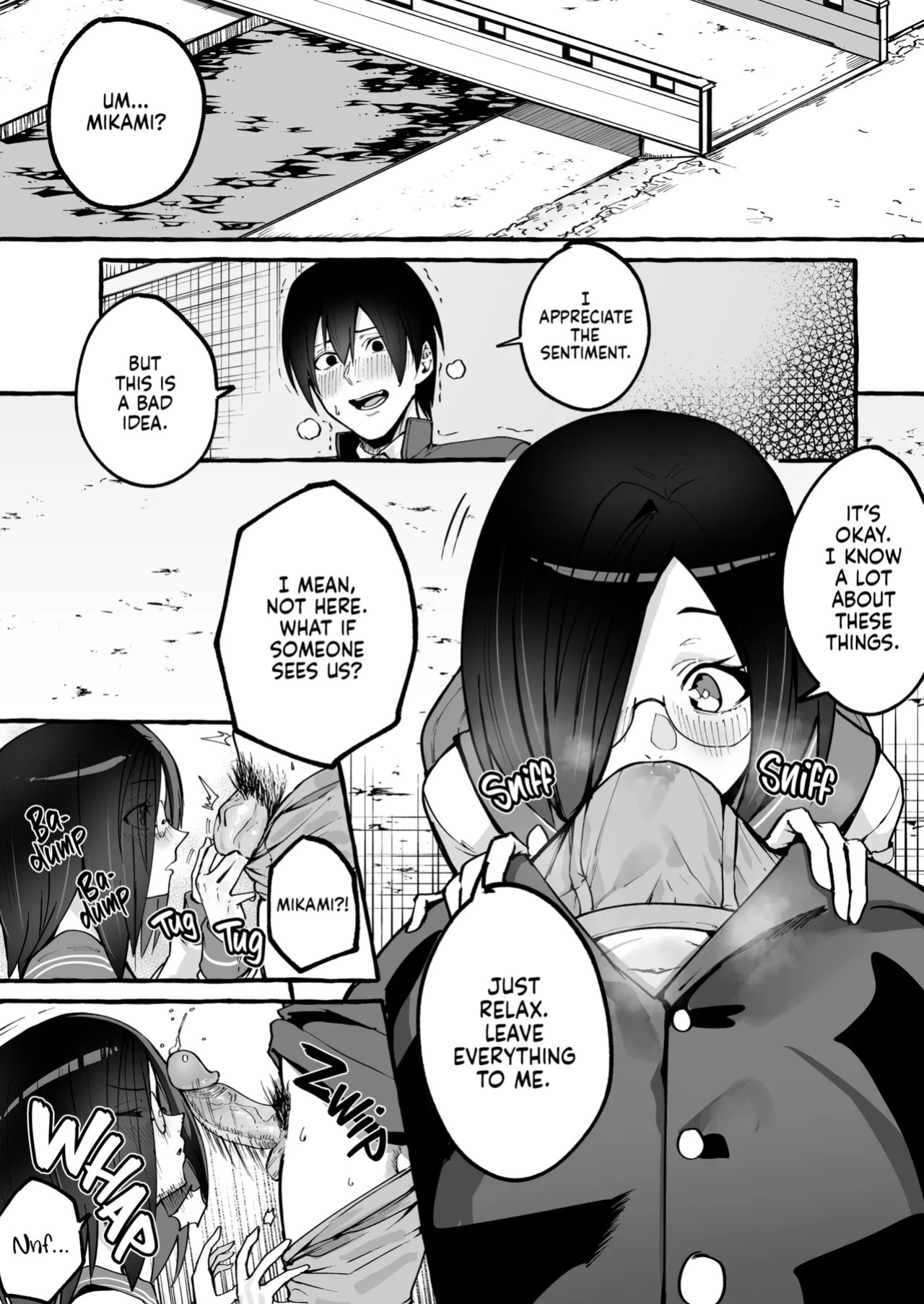 [Fuguta-ke] Kyonyuu Kanojo ni Hitasura Shibori Toraremakuru Hanashi | Squeeze Until Empty [English] [J18] [Decensored] [Digital]