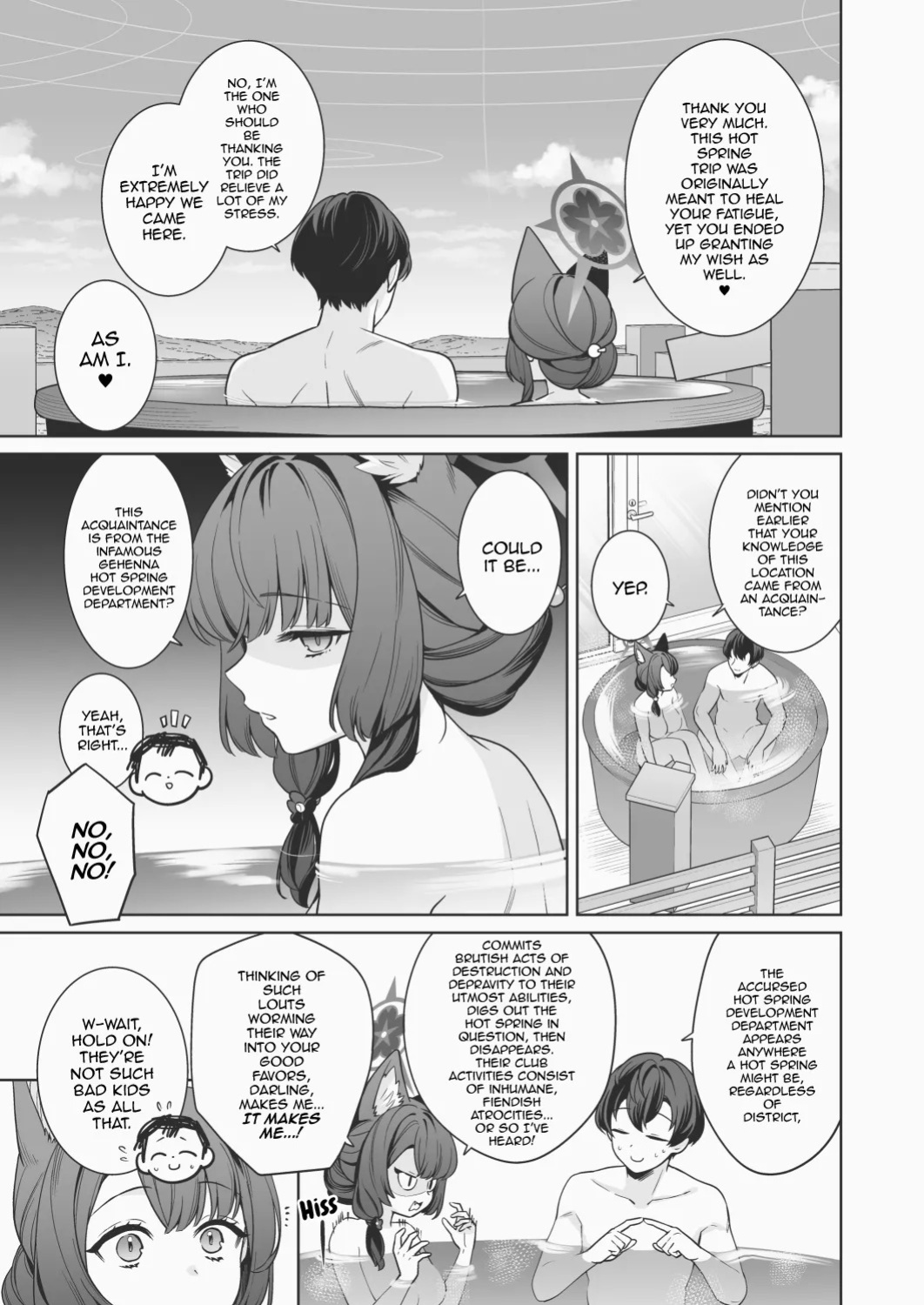 [Ichinomiya] Onsen Kai Wakamo-bon Omake Ecchi Manga | Hot Spring Wakamo Book Bonus Sex Manga (Blue Archive) [English] [mysterymeat3]