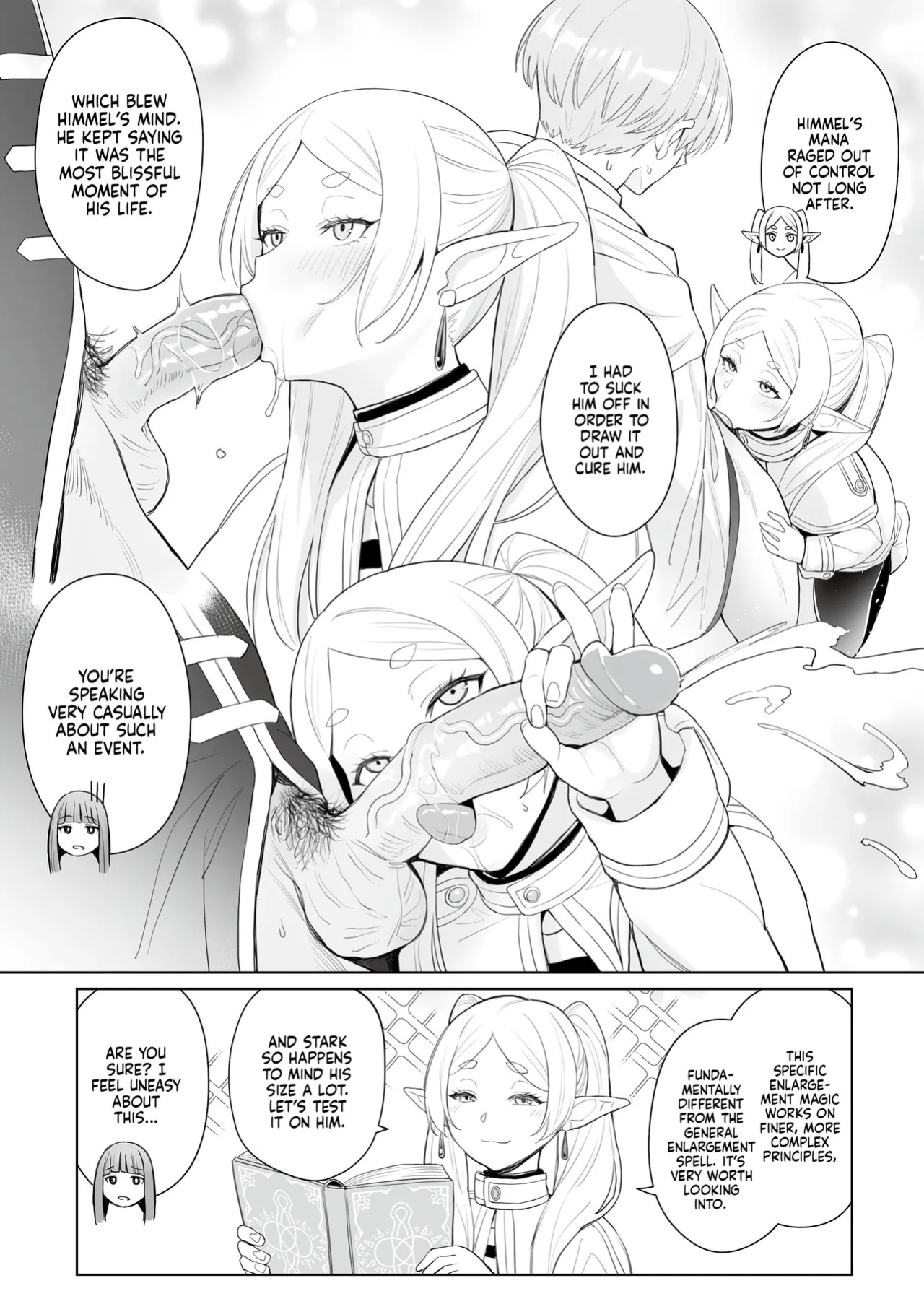 [COMEX (Zhen Lu)] Chinchin ga Ookiku Naru Mahou | A Spell That Makes Your Dick Bigger (Sousou no Frieren) [English] [J18] [Decensored] [Digital]