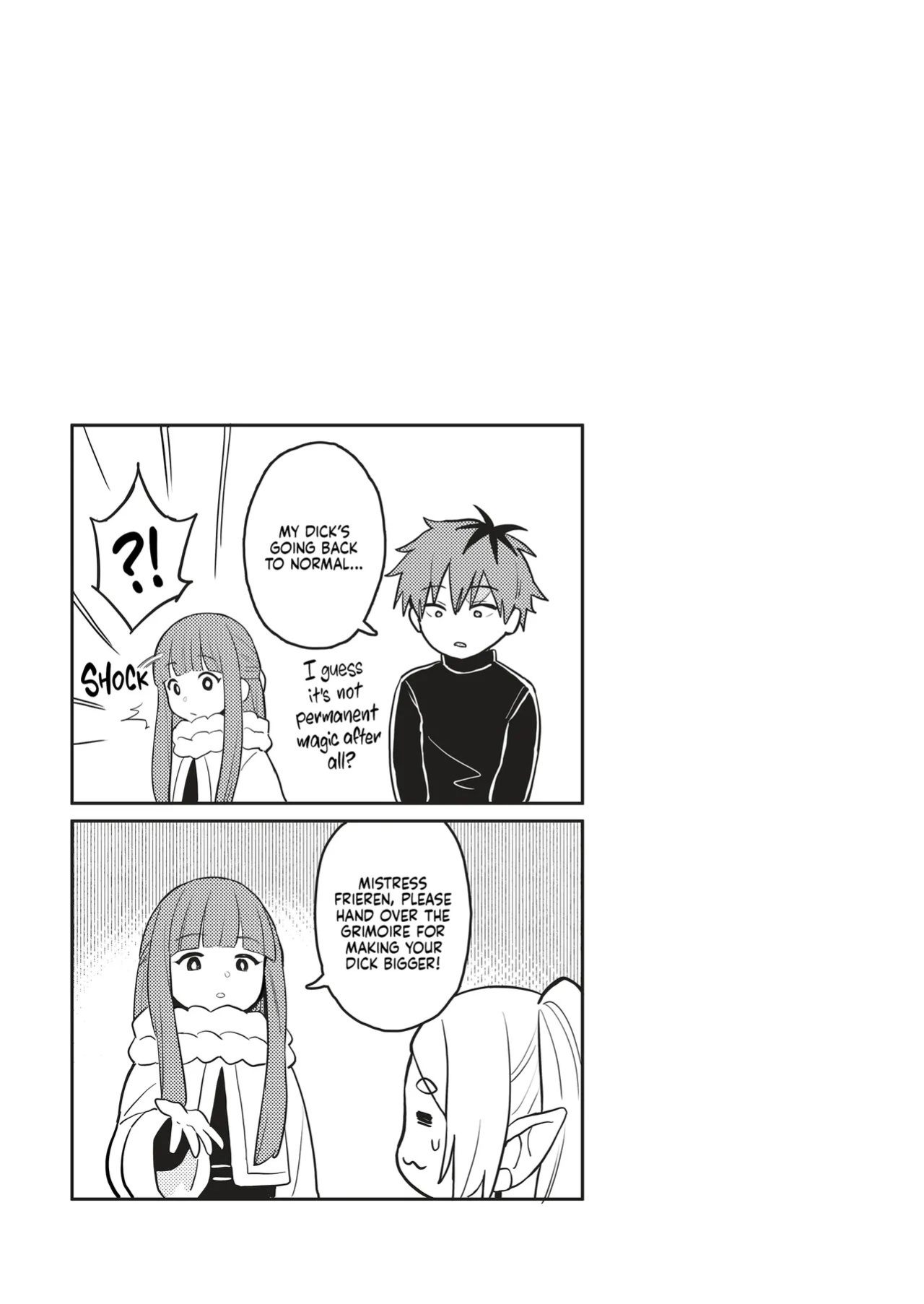 [COMEX (Zhen Lu)] Chinchin ga Ookiku Naru Mahou | A Spell That Makes Your Dick Bigger (Sousou no Frieren) [English] [J18] [Decensored] [Digital]