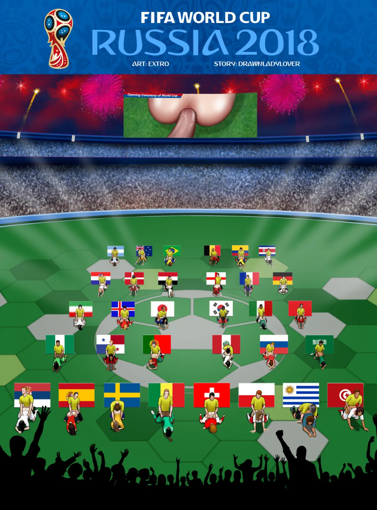 [Extro] FIFA World Cup Russia 2018 - Soccer Hentai [Revised]