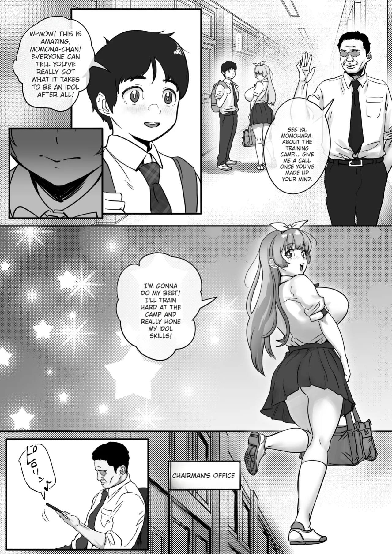 [Jzargo] Osananajimi to Musubareru Hazu datta Idol Shibou Momona-chan ga Ojisan no Aijin ni Naru Hanashi. | The Story of Momona-chan, an Aspiring Idol Who Was Supposed to End Up With Her Childhood Friend, but Ends Up Becoming an Older Man's Mistress. [Eng