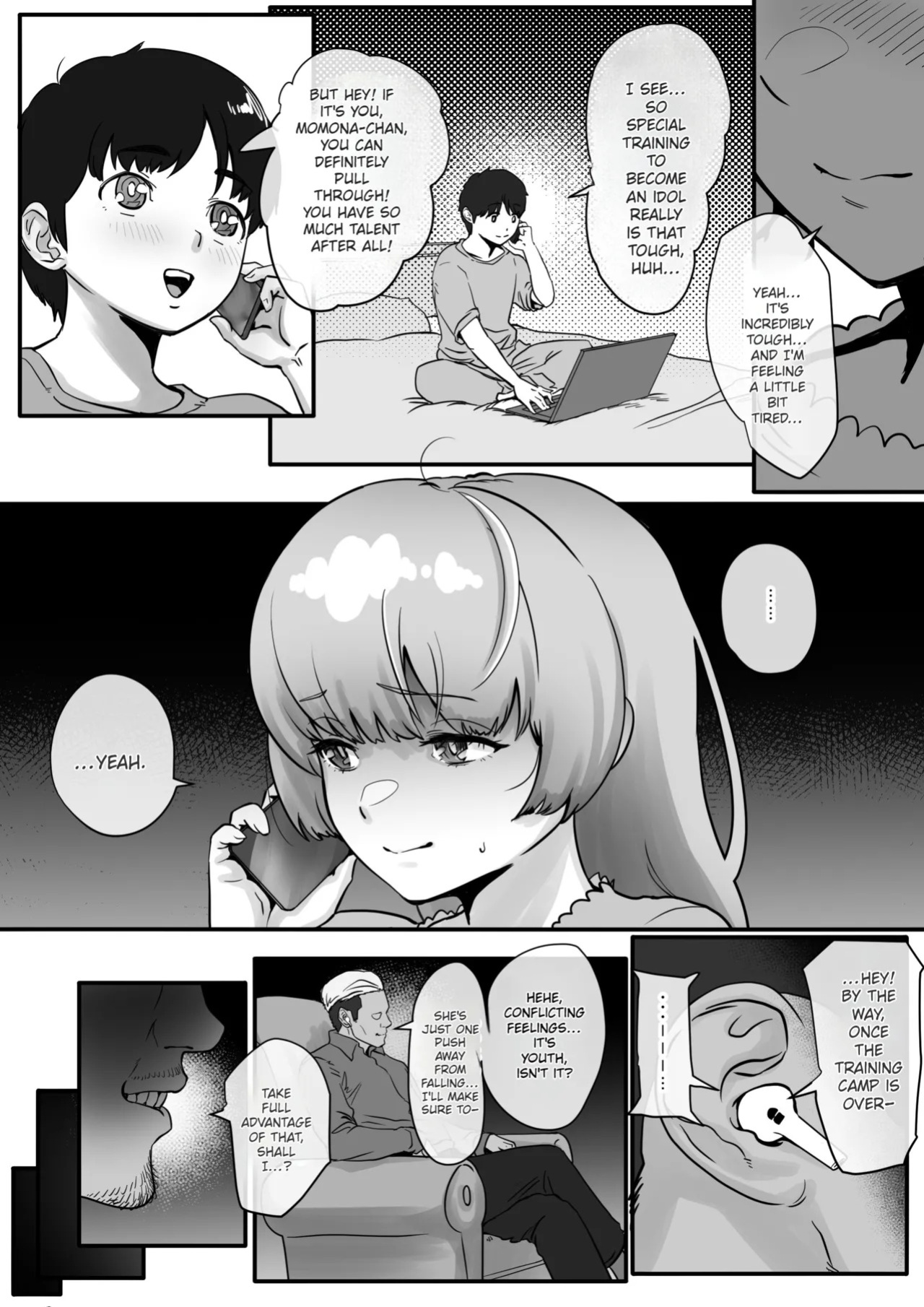 [Jzargo] Osananajimi to Musubareru Hazu datta Idol Shibou Momona-chan ga Ojisan no Aijin ni Naru Hanashi. | The Story of Momona-chan, an Aspiring Idol Who Was Supposed to End Up With Her Childhood Friend, but Ends Up Becoming an Older Man's Mistress. [Eng