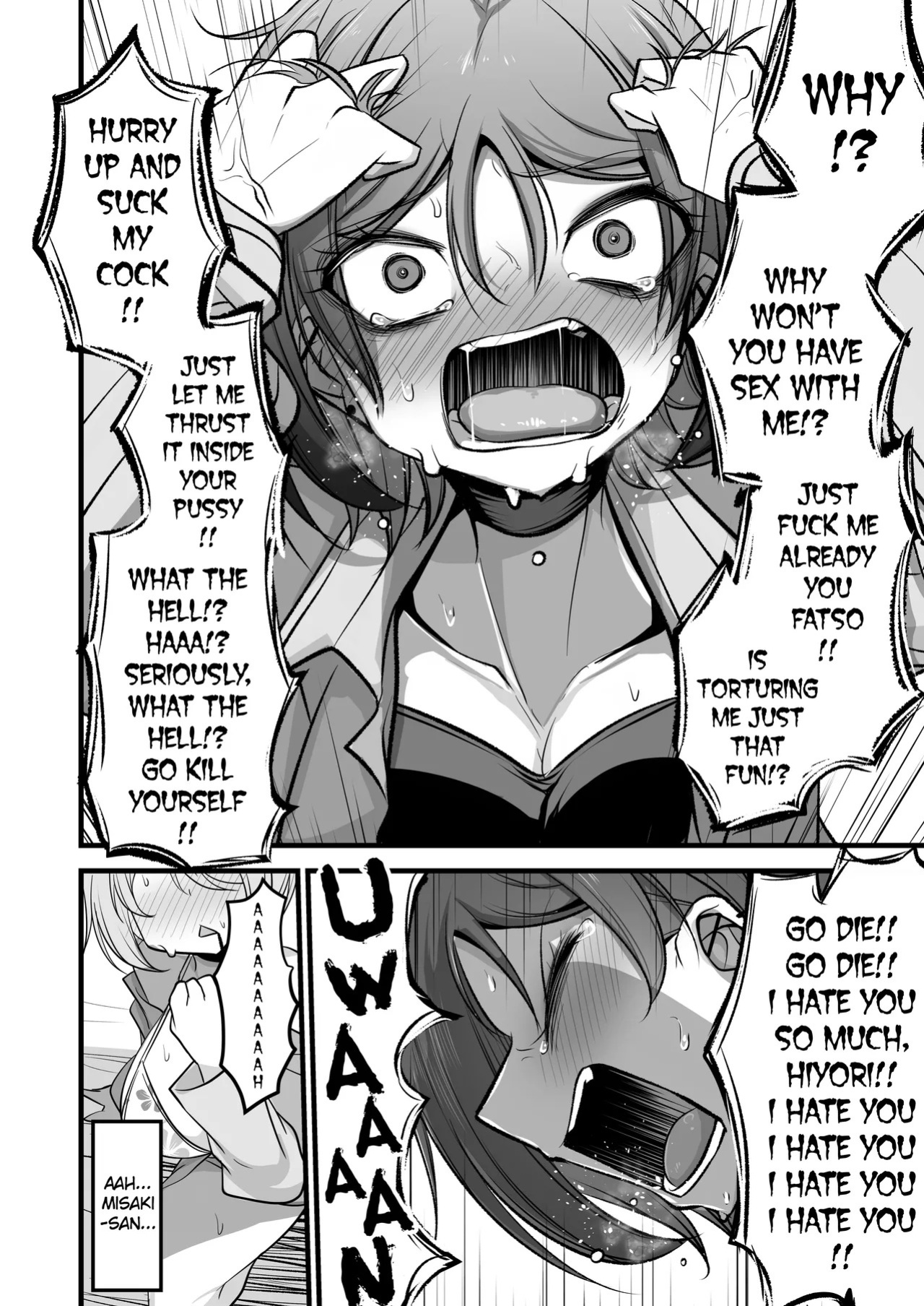 [Akagai (Mine Thrower)] Do-S Hiyori VS Futa-chin Misaki-chan (Blue Archive) [English] [Digital]
