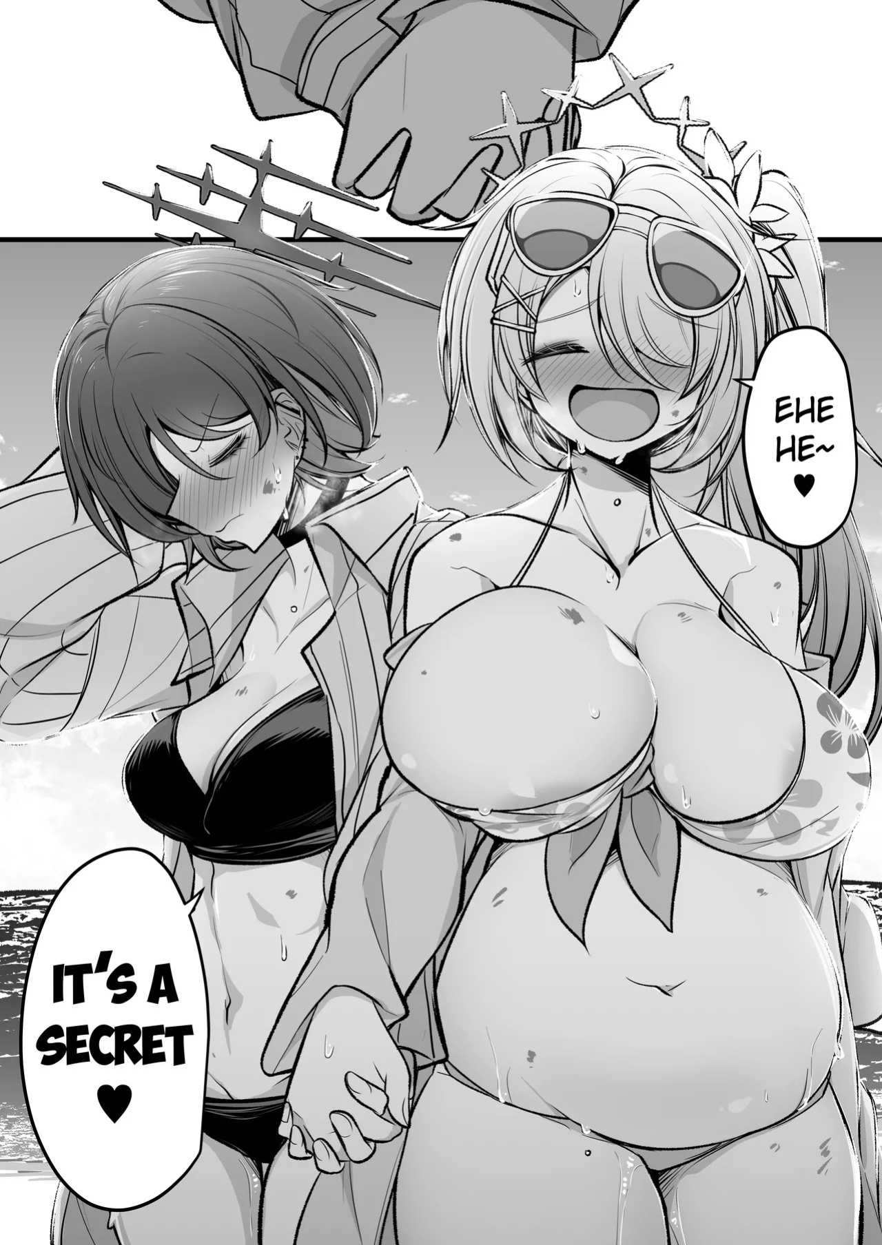 [Akagai (Mine Thrower)] Do-S Hiyori VS Futa-chin Misaki-chan (Blue Archive) [English] [Digital]
