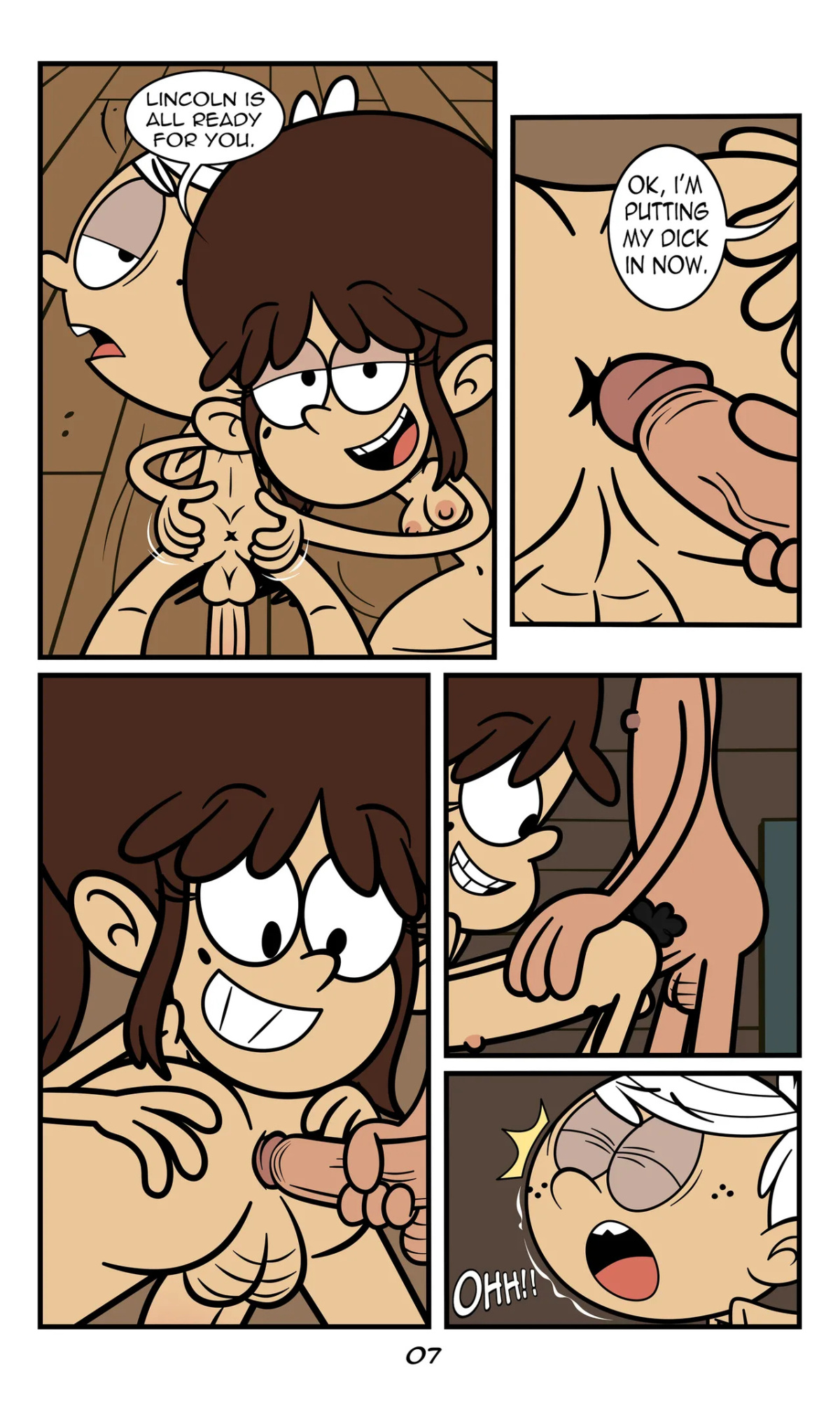 [Taki8hiro] Lincoln x Fiona x Miguel (The Loud House)