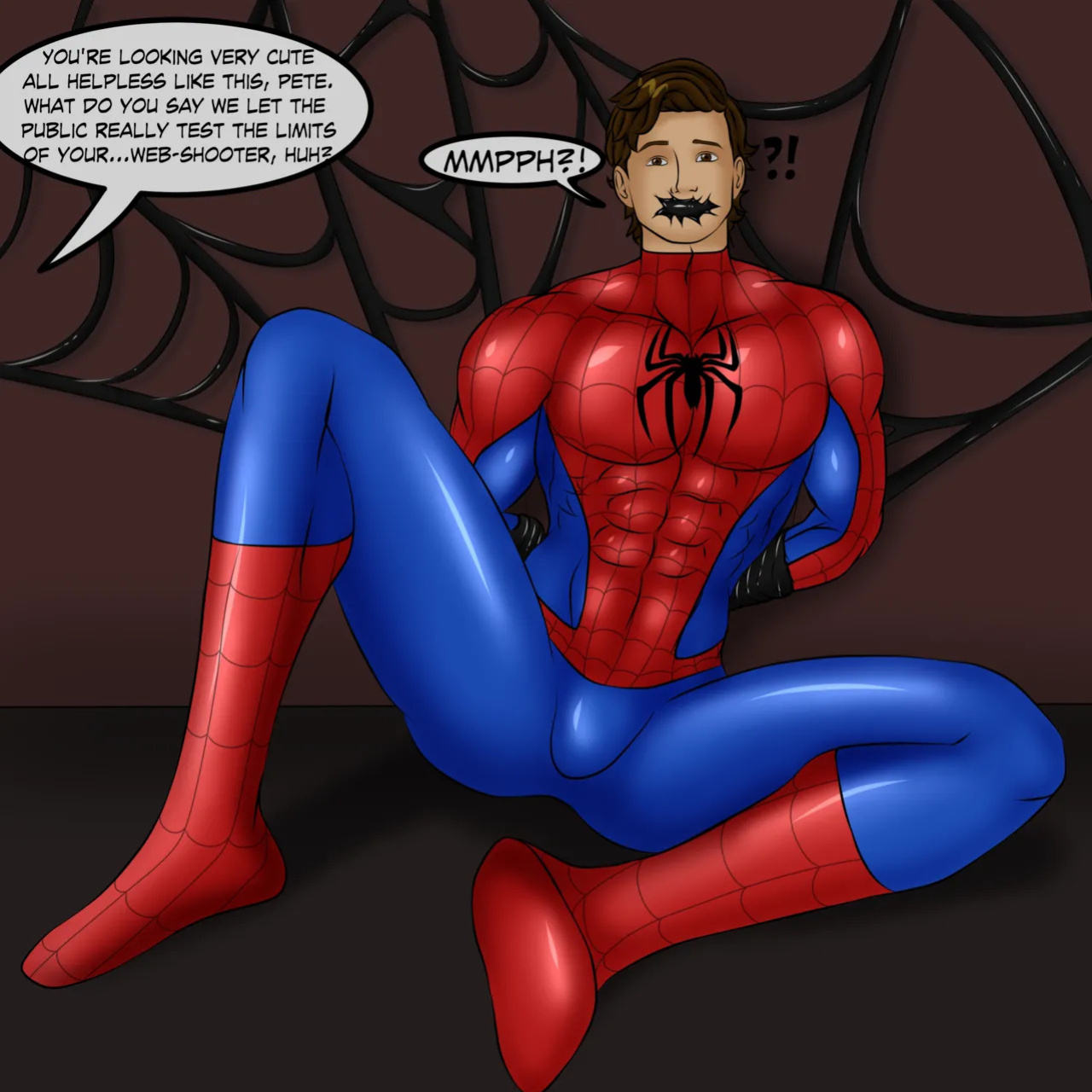 [Deimon21] Spider-Man getting his web-shooter drained