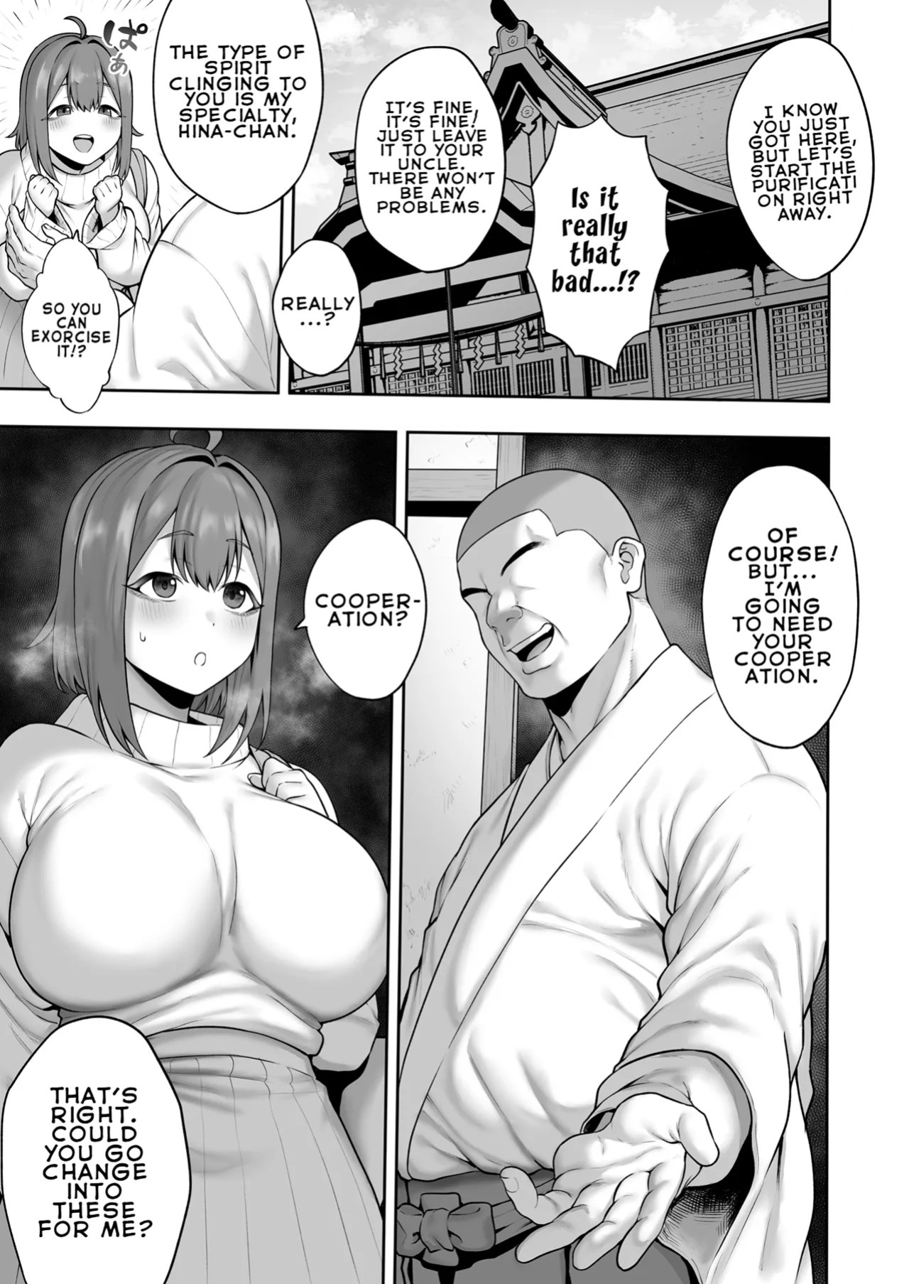 [Hitsuji no Udonya (Inamimi)] Muchi muchi Ten'nen Joshidai-sei no Dosukebe Jorei Taiken-roku | Record of an Innocent, Curvy, and Airheaded Female College Student's Super Lewd Exorcism Experience [English] [LKK•Scans] [Digital]