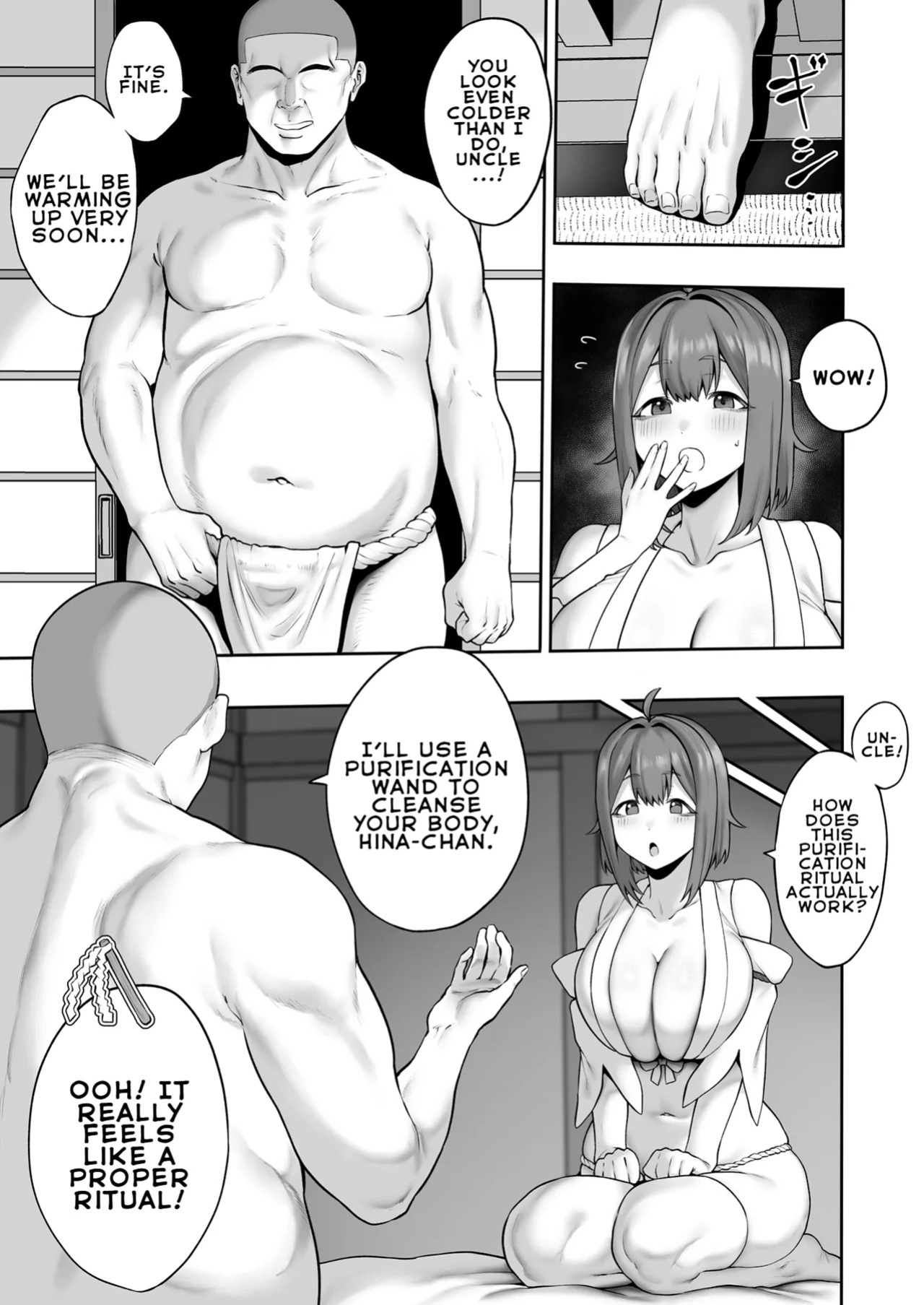 [Hitsuji no Udonya (Inamimi)] Muchi muchi Ten'nen Joshidai-sei no Dosukebe Jorei Taiken-roku | Record of an Innocent, Curvy, and Airheaded Female College Student's Super Lewd Exorcism Experience [English] [LKK•Scans] [Digital]