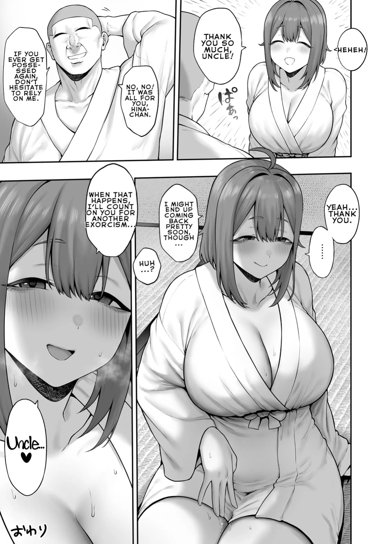 [Hitsuji no Udonya (Inamimi)] Muchi muchi Ten'nen Joshidai-sei no Dosukebe Jorei Taiken-roku | Record of an Innocent, Curvy, and Airheaded Female College Student's Super Lewd Exorcism Experience [English] [LKK•Scans] [Digital]