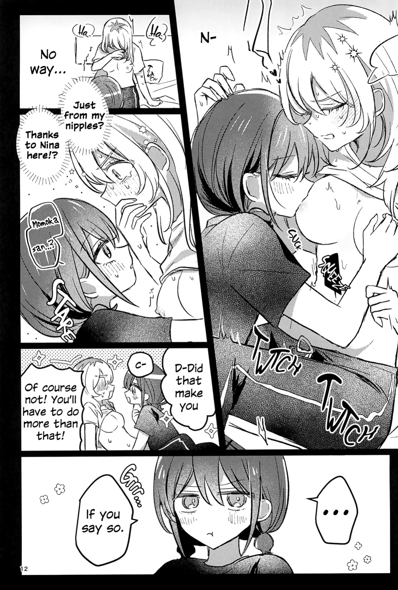 (Zenbu Buchikome. 7) [Hamu-chan Daisuki (Momi)] One Room, One Moment (Girls Band Cry) [English]