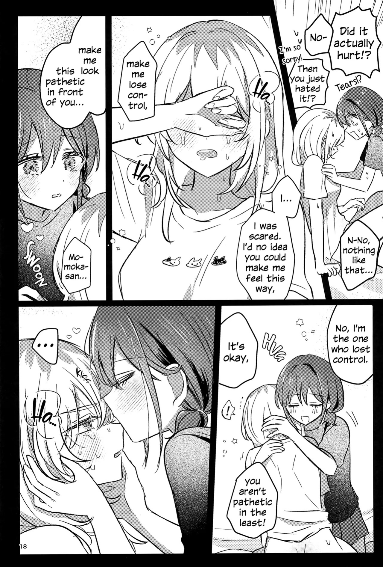 (Zenbu Buchikome. 7) [Hamu-chan Daisuki (Momi)] One Room, One Moment (Girls Band Cry) [English]