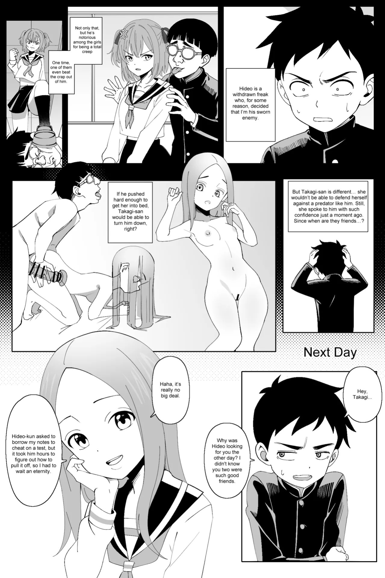 [Teasing Master Takagi-san] The Girl Who Used to Tease Me Is Now Looking at Someone Else (Ch. 1 - Part 2)