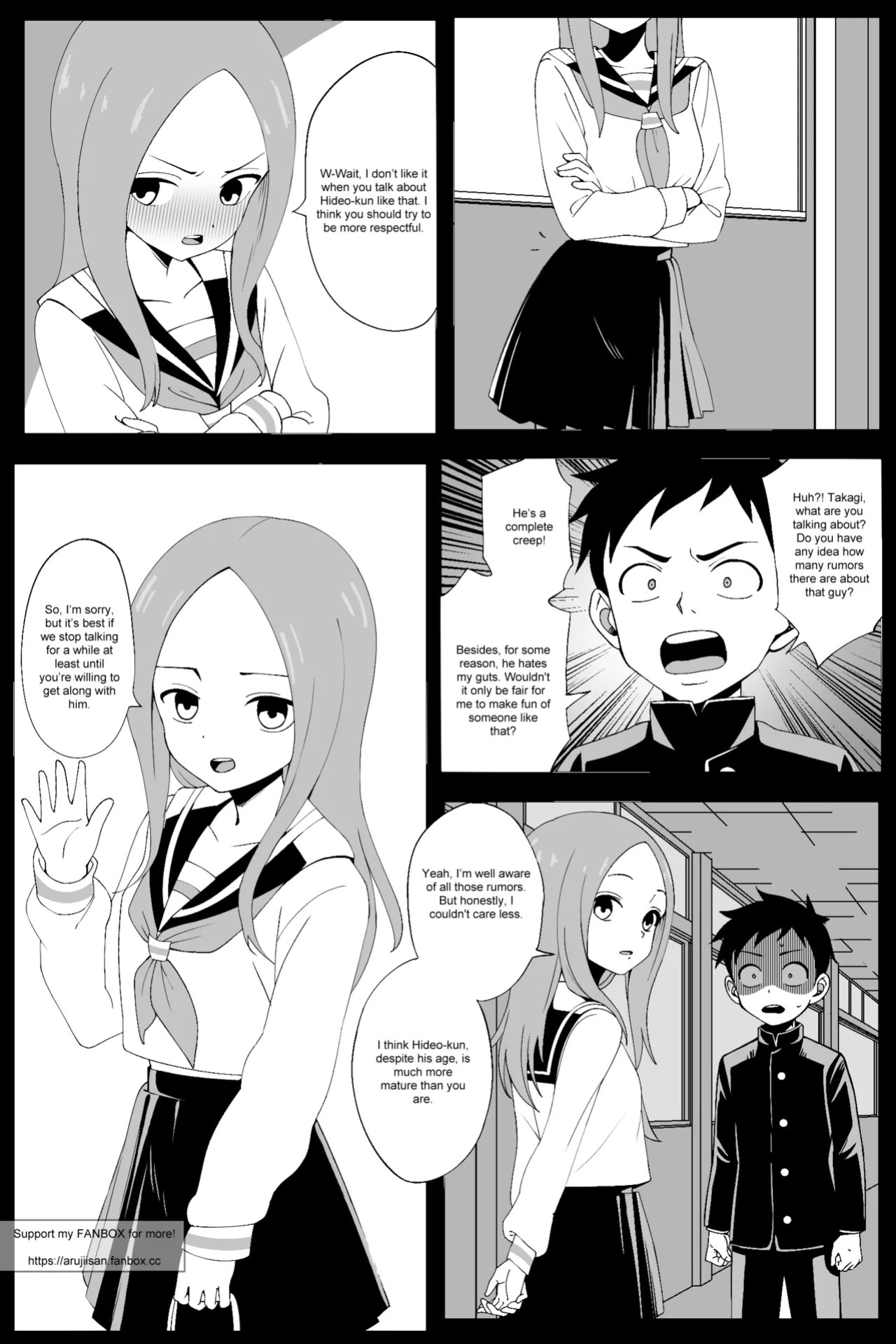[Teasing Master Takagi-san] The Girl Who Used to Tease Me Is Now Looking at Someone Else (Ch. 1 - Part 2)