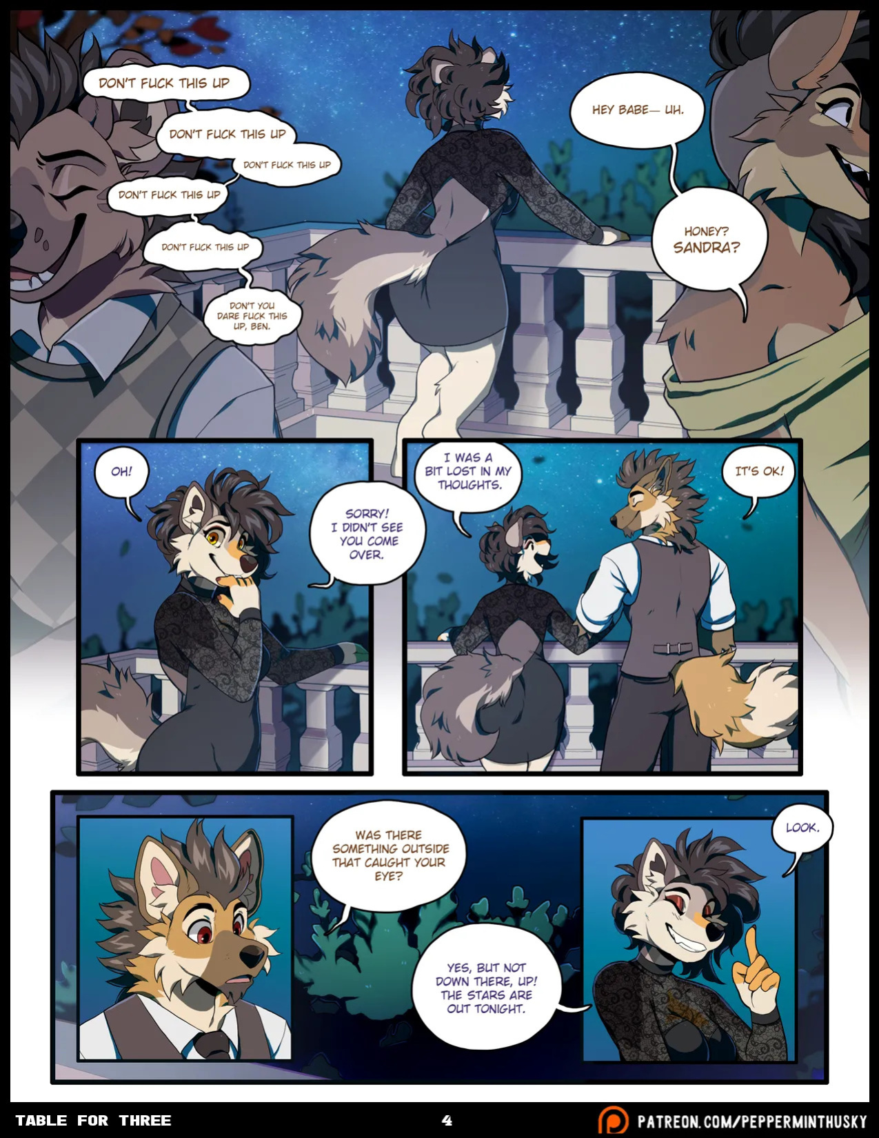 [PeppermintHusky (Roanoak/Ace)] Table for Three: Remix - Chapter 1 (W/ Extras)