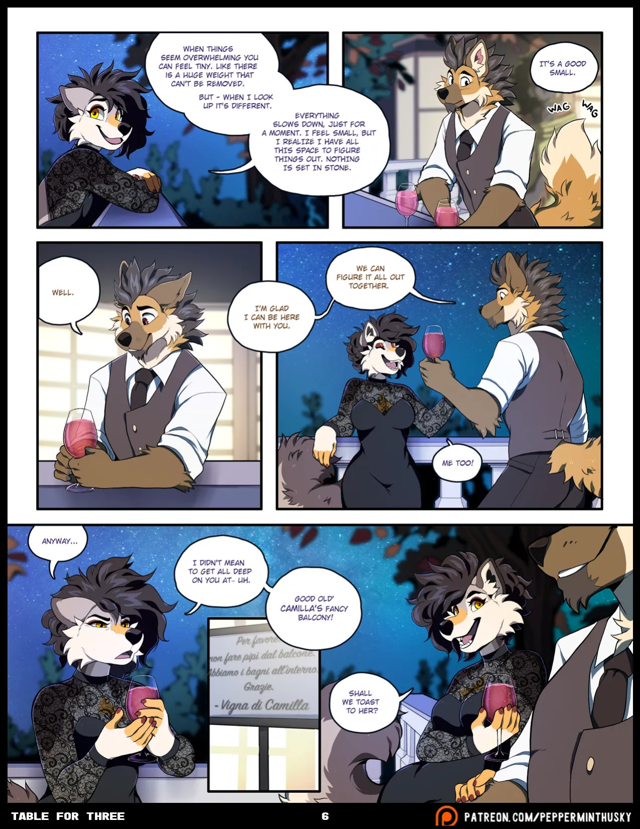 [PeppermintHusky (Roanoak/Ace)] Table for Three: Remix - Chapter 1 (W/ Extras)