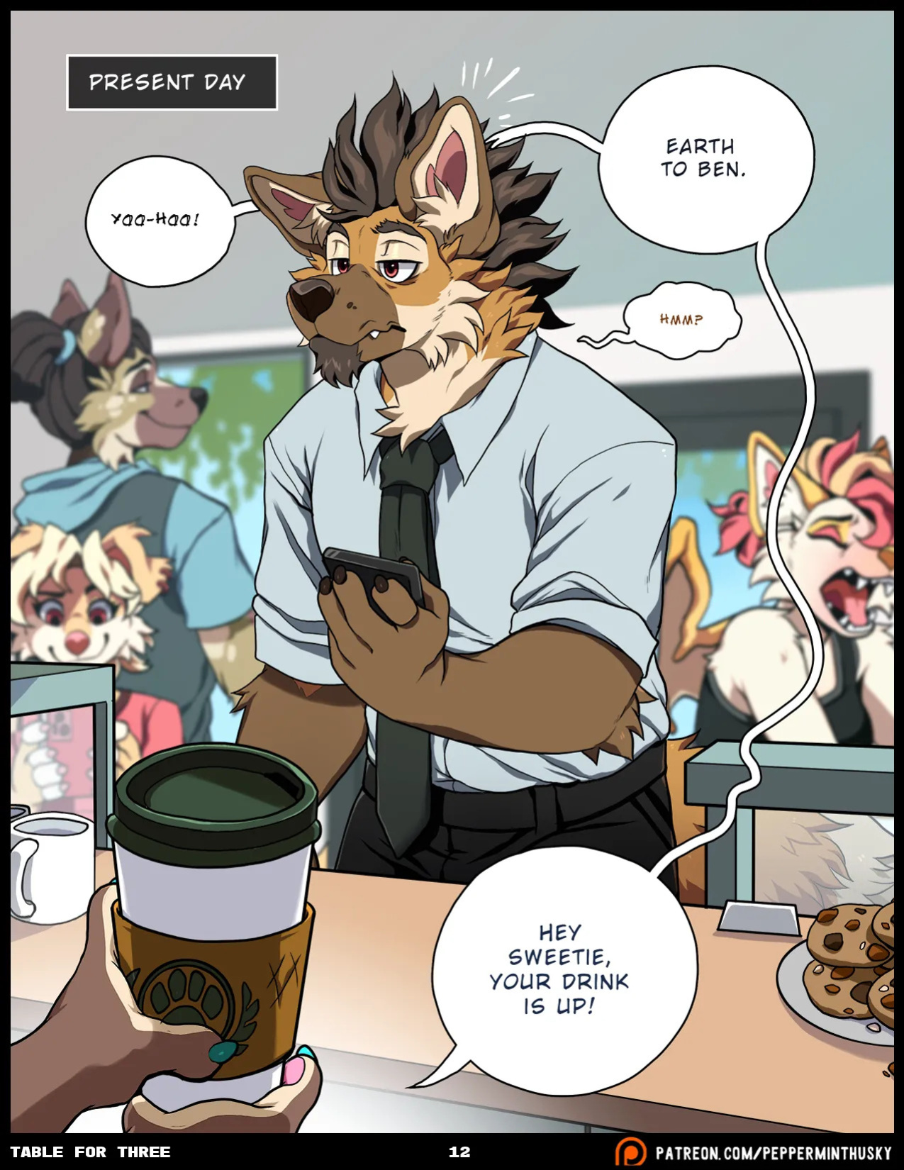 [PeppermintHusky (Roanoak/Ace)] Table for Three: Remix - Chapter 1 (W/ Extras)