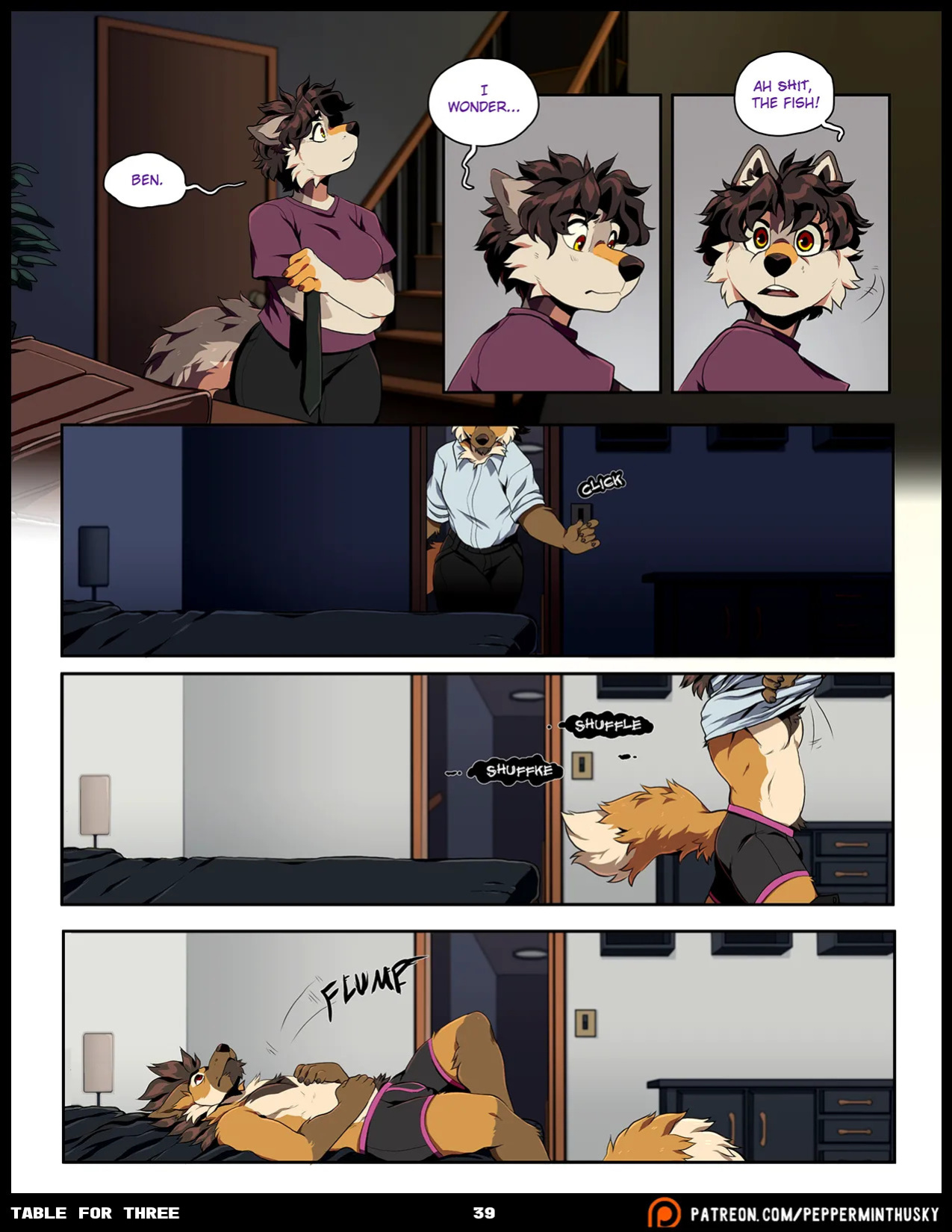 [PeppermintHusky (Roanoak/Ace)] Table for Three: Remix - Chapter 1 (W/ Extras)