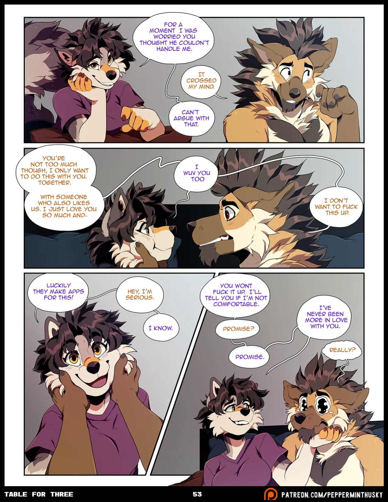 [PeppermintHusky (Roanoak/Ace)] Table for Three: Remix - Chapter 1 (W/ Extras)