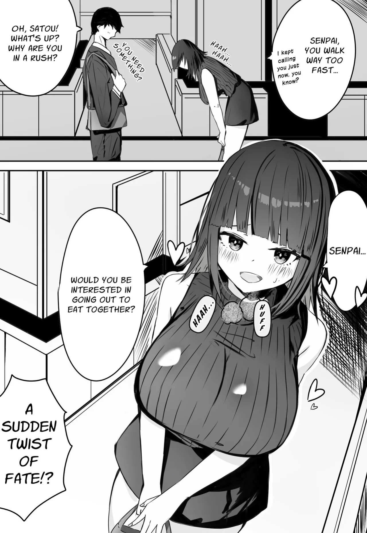 [Merukuran (Rakunagaku)] Kouhai Succubus-chan wa Senpai o Jirashitai! | The Succubus At Work Is A Teaser! [English] [Nikuchan]