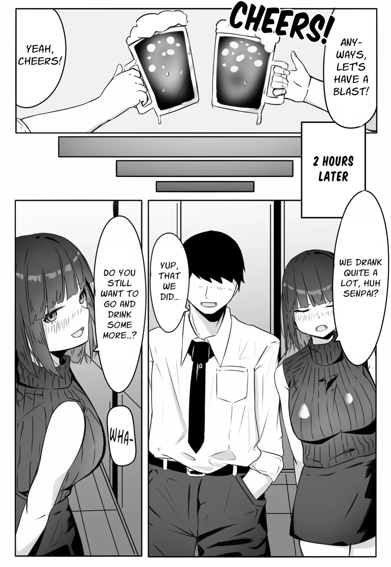 [Merukuran (Rakunagaku)] Kouhai Succubus-chan wa Senpai o Jirashitai! | The Succubus At Work Is A Teaser! [English] [Nikuchan]