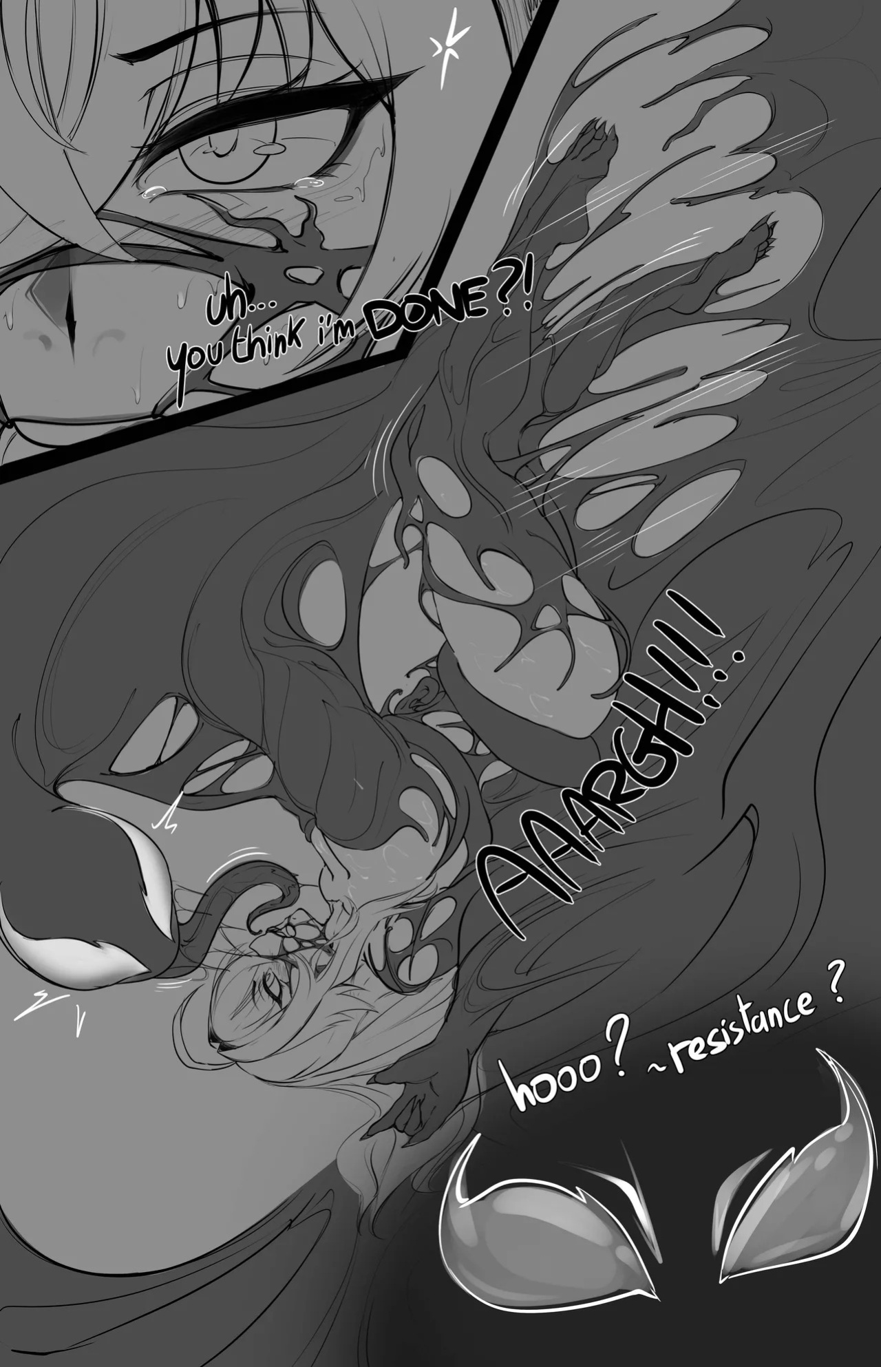 [Rikatsuky] Rias Symbiote Corruption