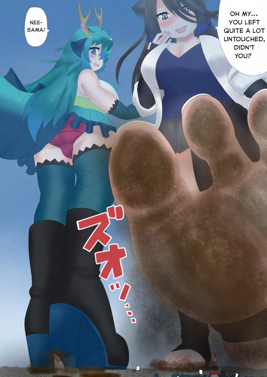 [CalmBlue (Tokoma)] Shuurai! Japari Park Goryuujin | Invasion! Japari Park Five Dragon Gods (Kemono Friends) (Tenshin Ranman Gigantic 9th) [English] [Digital]