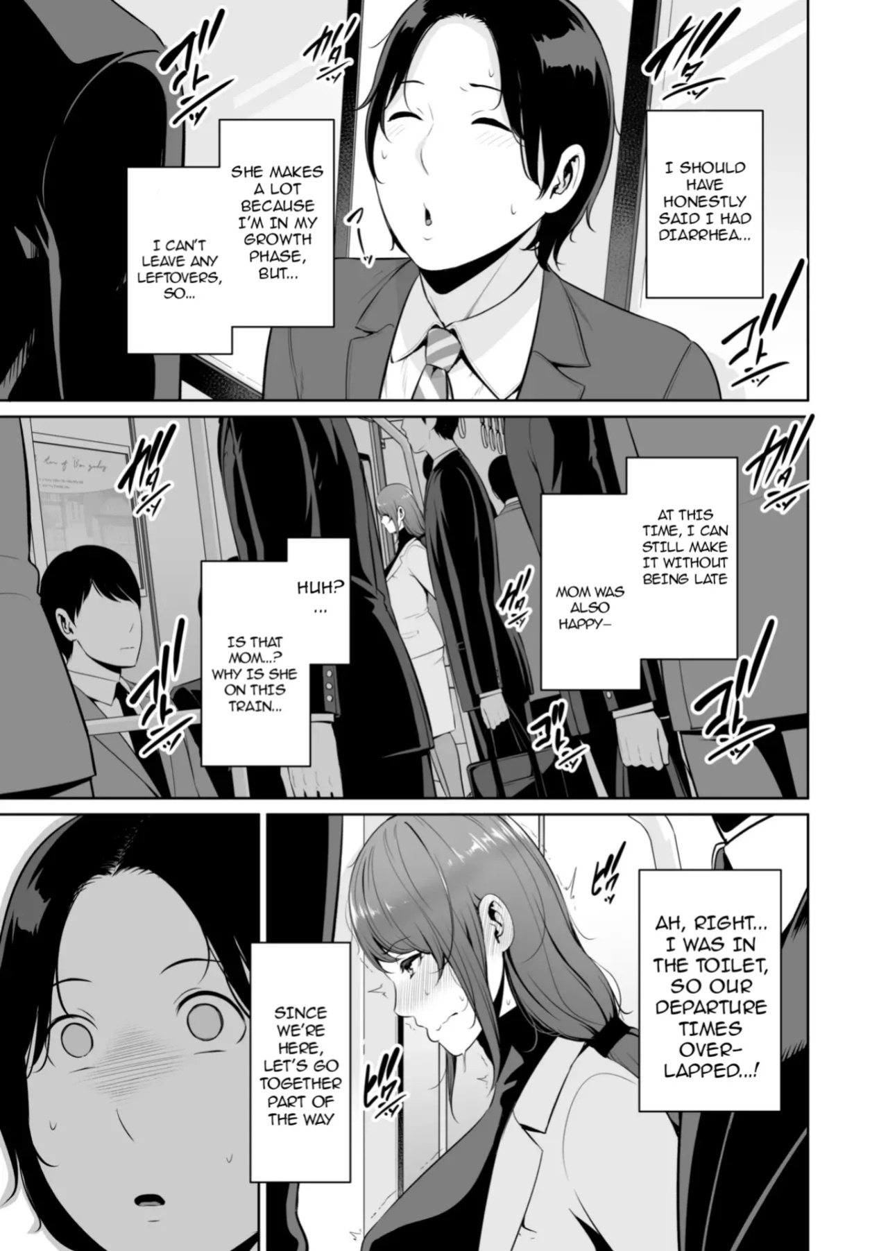 [Misaki (gonza)] Gibo o , Densha de ... | My Stepmother on The Train... [English] [TheFallenAngelTRL]