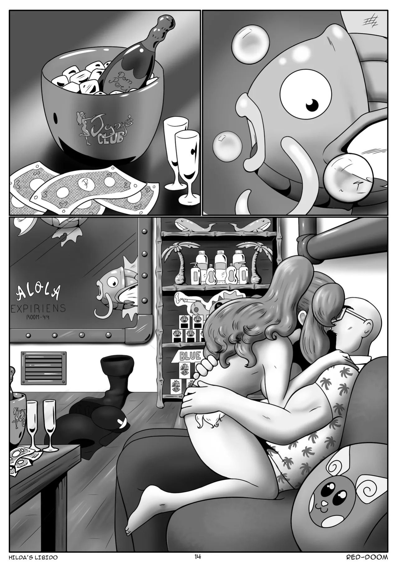 [Red-Doom] Hilda's Libido Ch. 1-4 (Pokemon) [Ongoing]