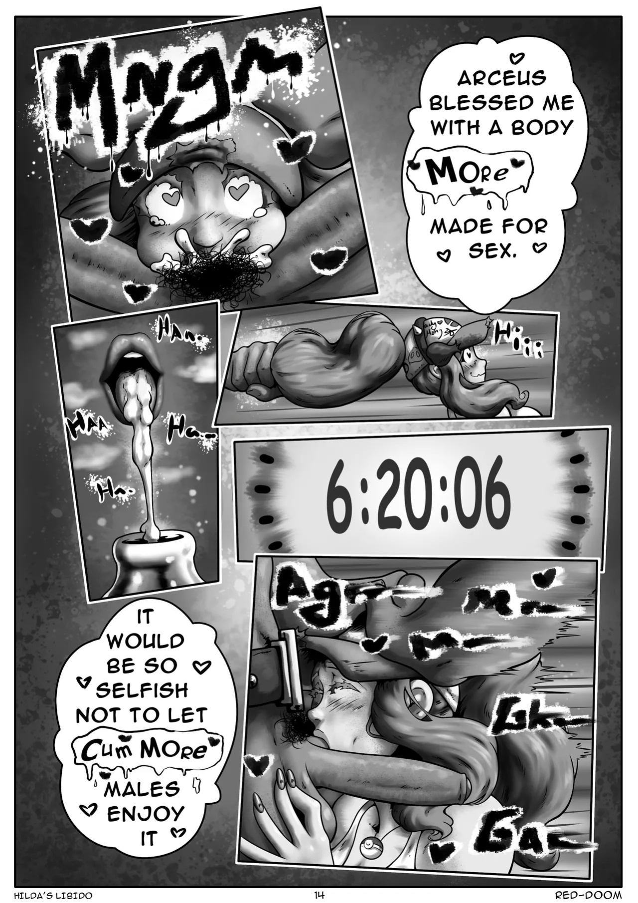 [Red-Doom] Hilda's Libido Ch. 1-4 (Pokemon) [Ongoing]