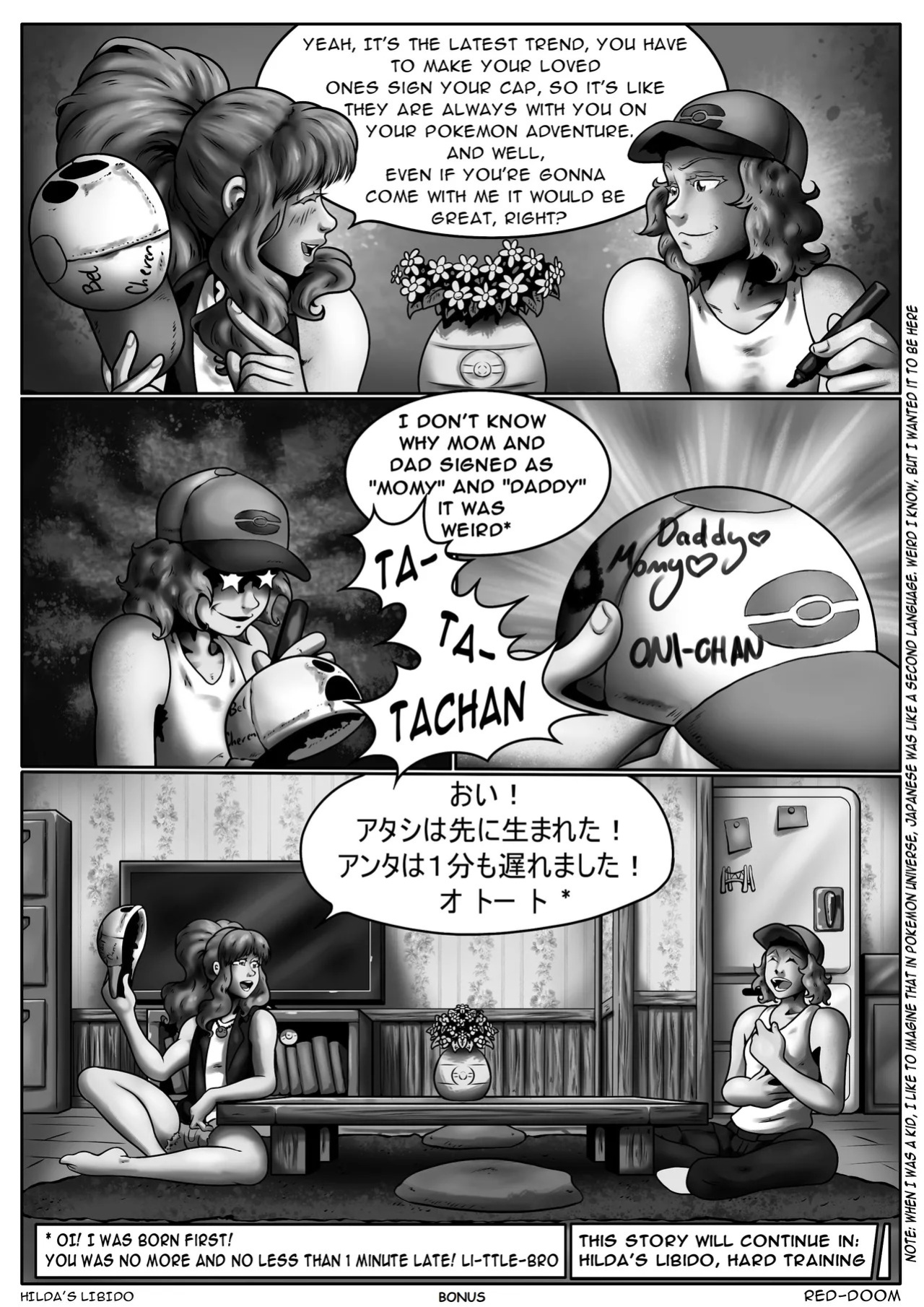 [Red-Doom] Hilda's Libido Ch. 1-4 (Pokemon) [Ongoing]