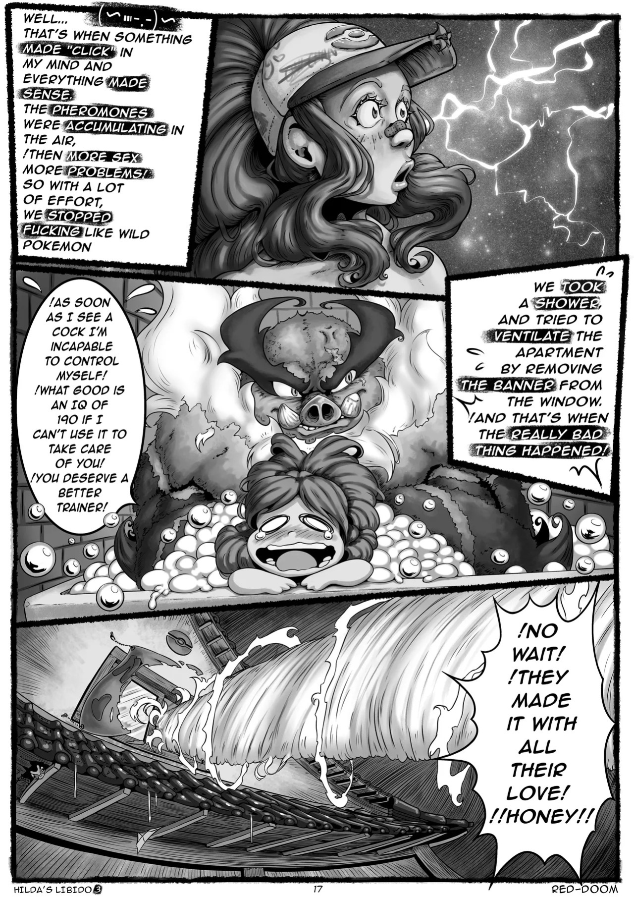 [Red-Doom] Hilda's Libido Ch. 1-4 (Pokemon) [Ongoing]