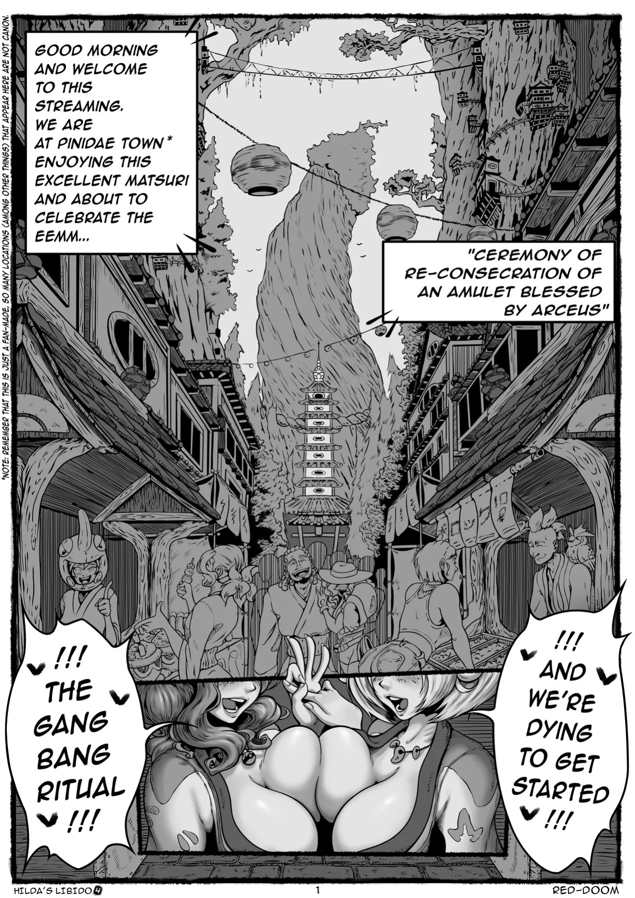 [Red-Doom] Hilda's Libido Ch. 1-4 (Pokemon) [Ongoing]