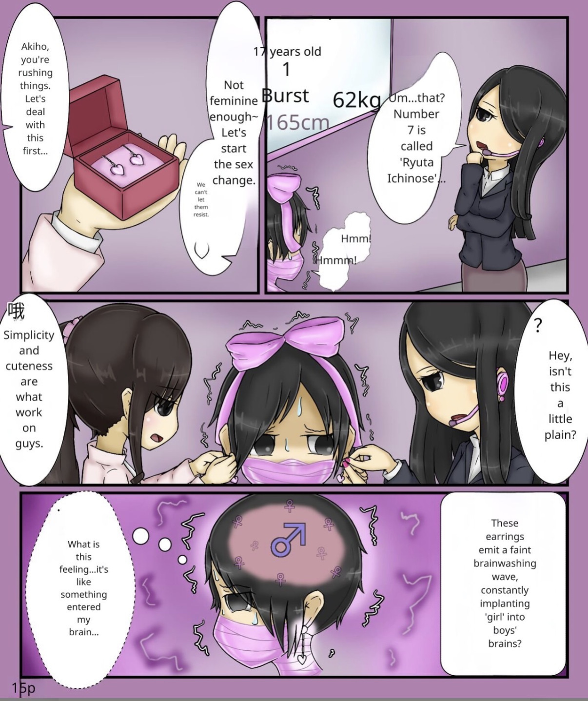 Forced girls transformation