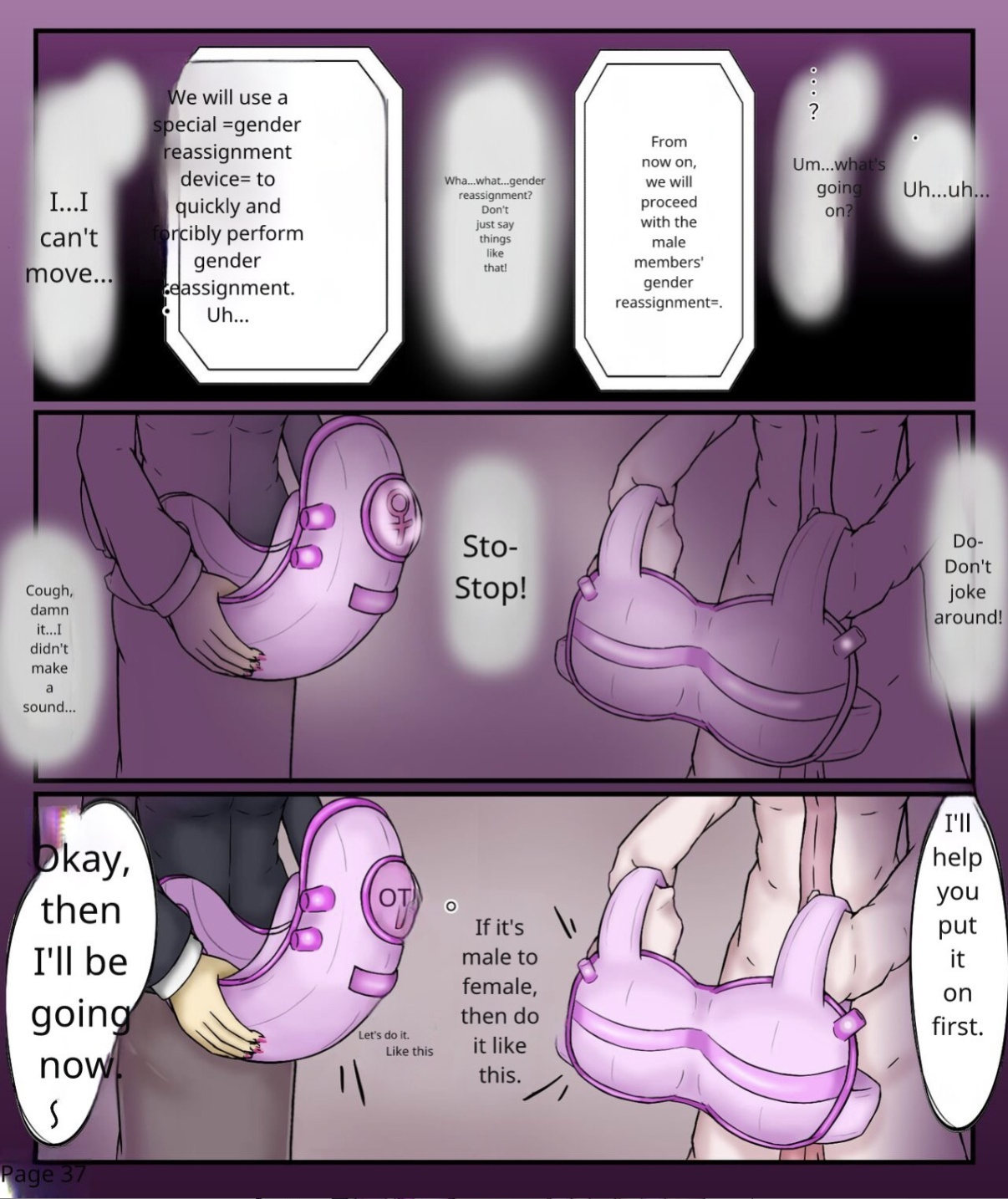 Forced girls transformation