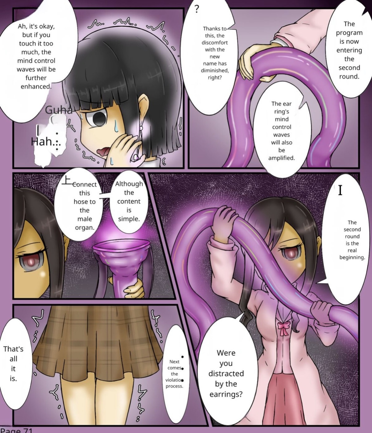 Forced girls transformation