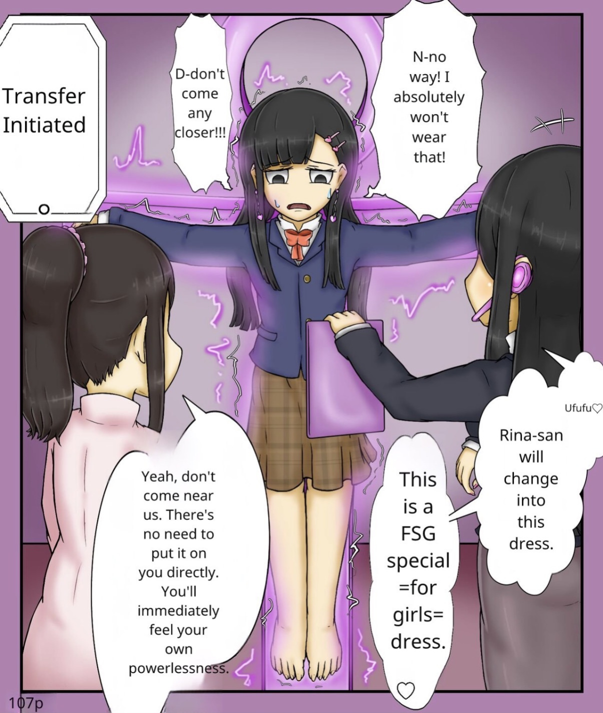 Forced girls transformation