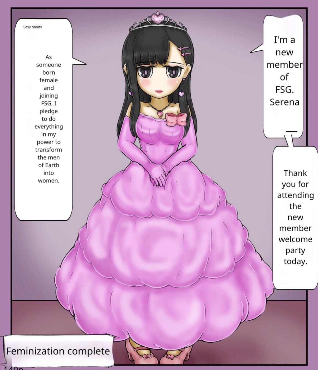 Forced girls transformation