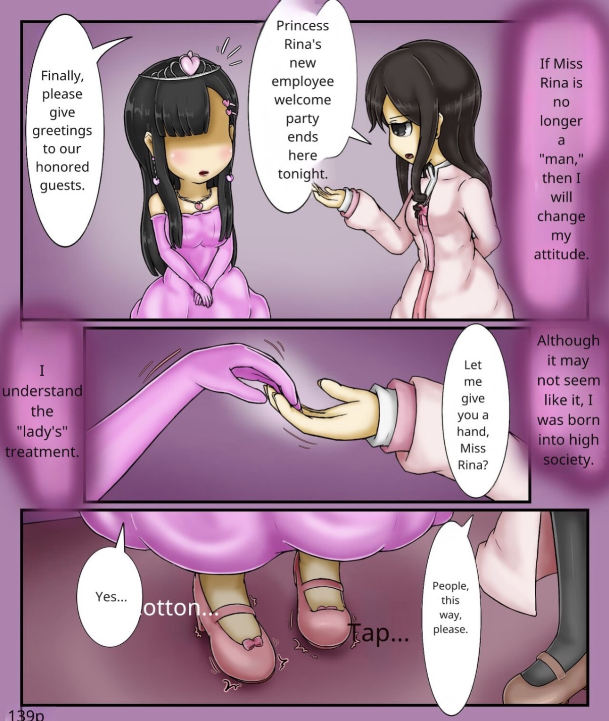 Forced girls transformation